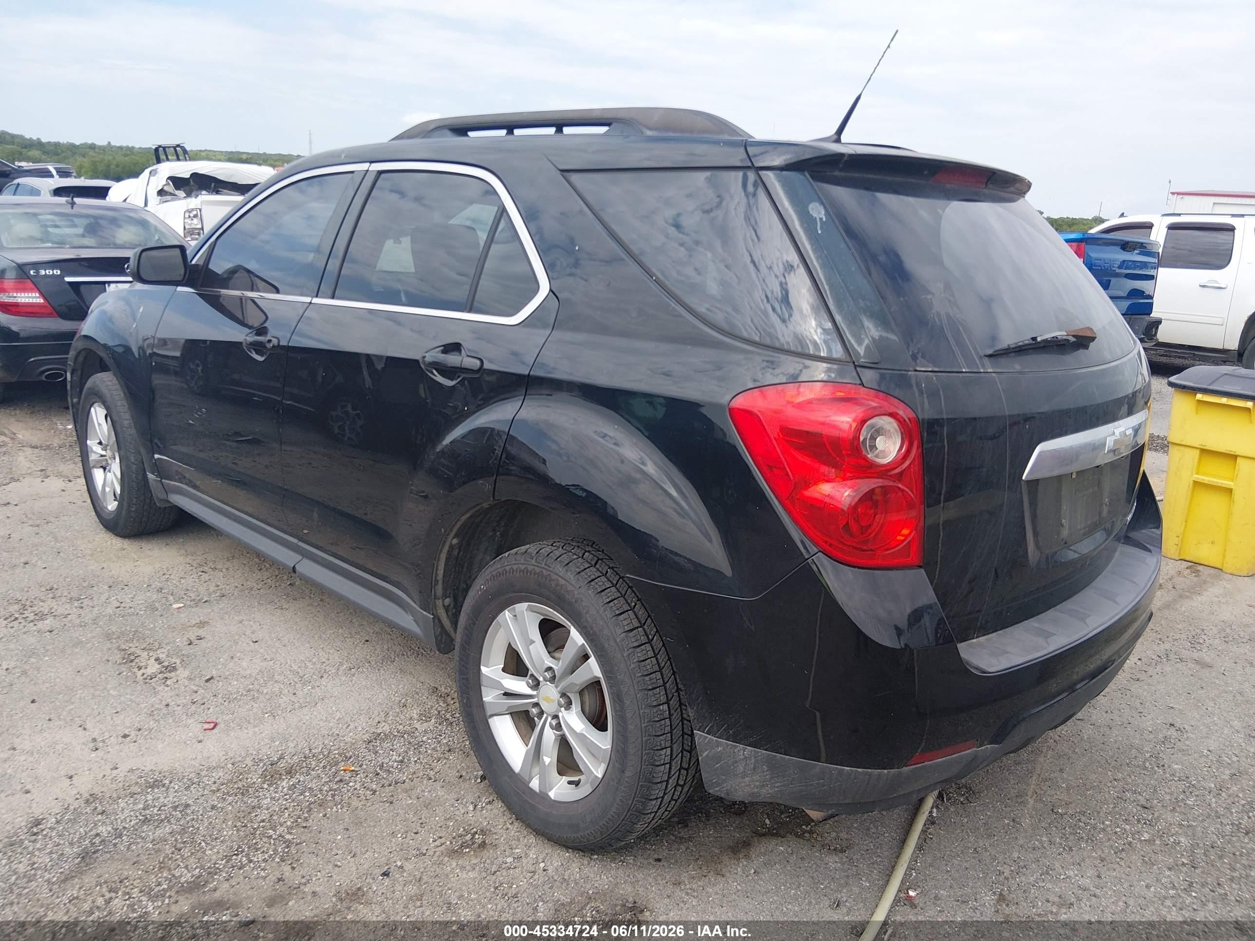 2011 Chevrolet Equinox 1lt Black vin: 2GNALDEC3B1335810