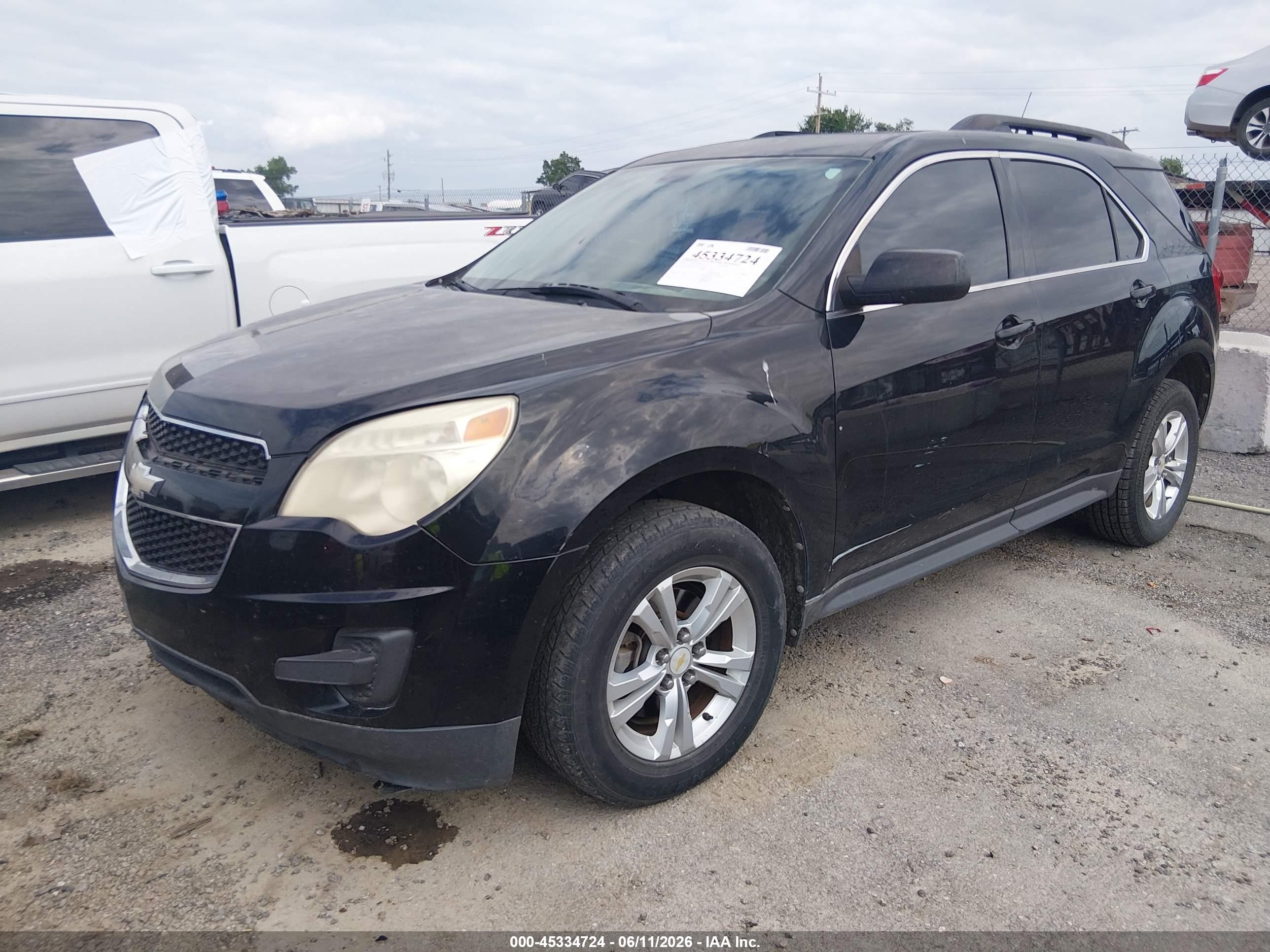 2011 Chevrolet Equinox 1lt Black vin: 2GNALDEC3B1335810