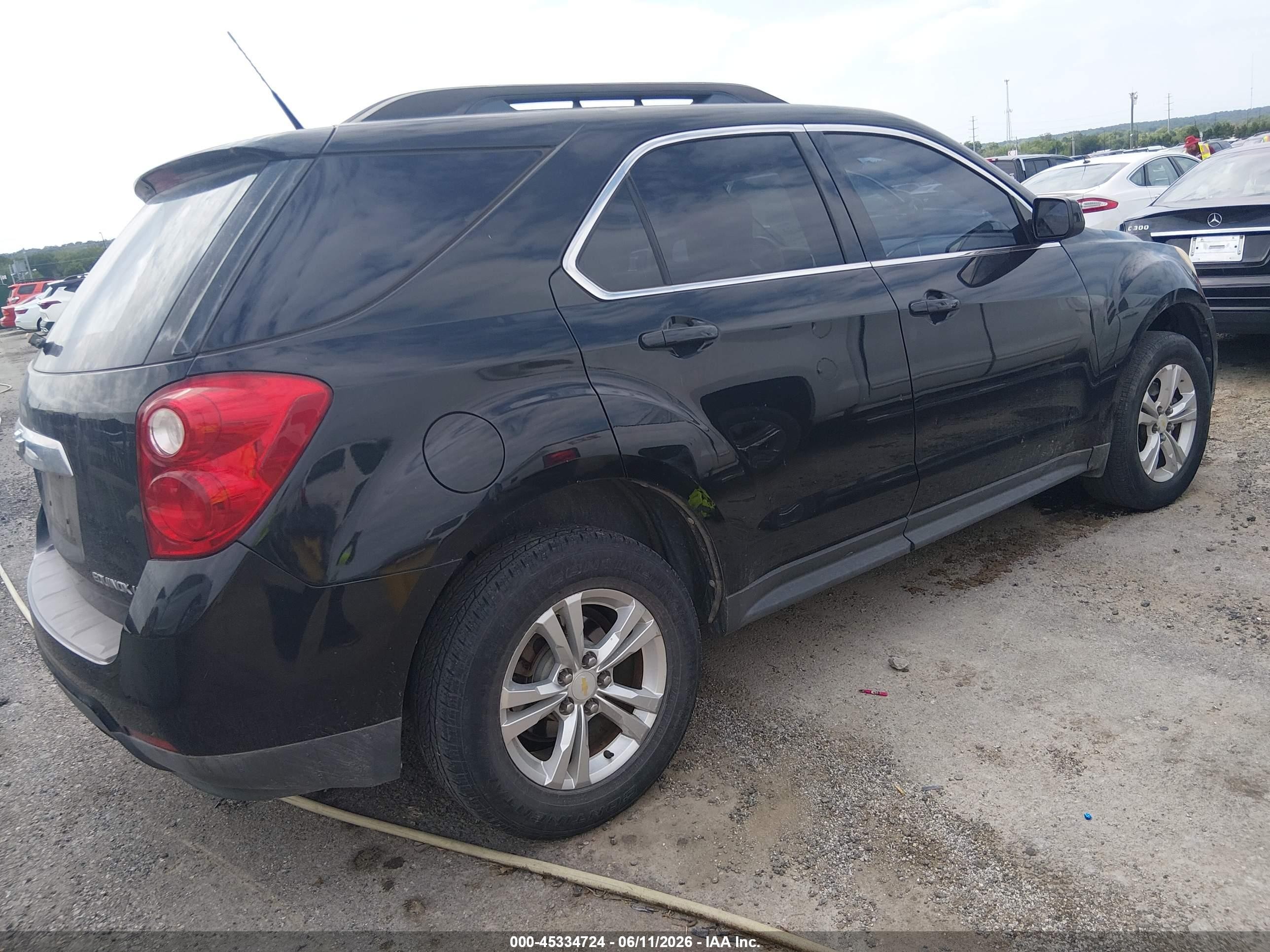 2011 Chevrolet Equinox 1lt Black vin: 2GNALDEC3B1335810