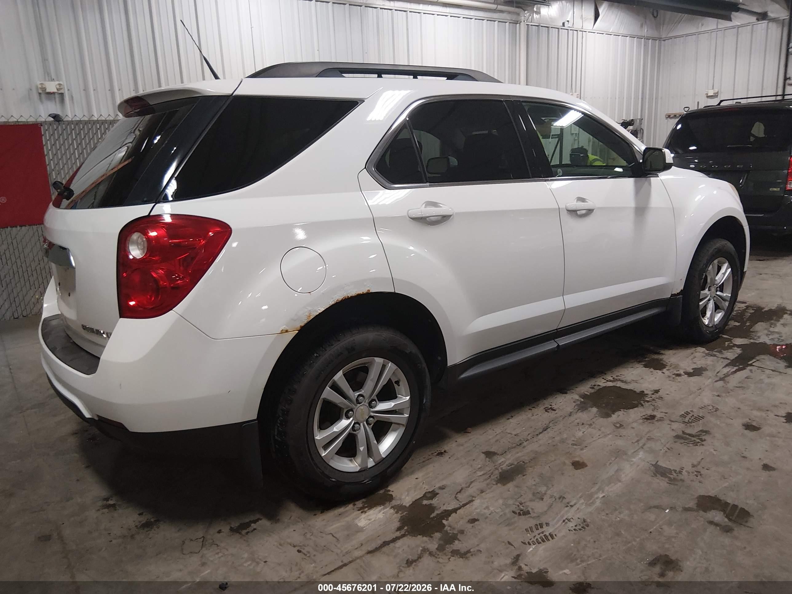 2011 Chevrolet Equinox Lt W/1lt White vin: 2GNALDEC4B1211884