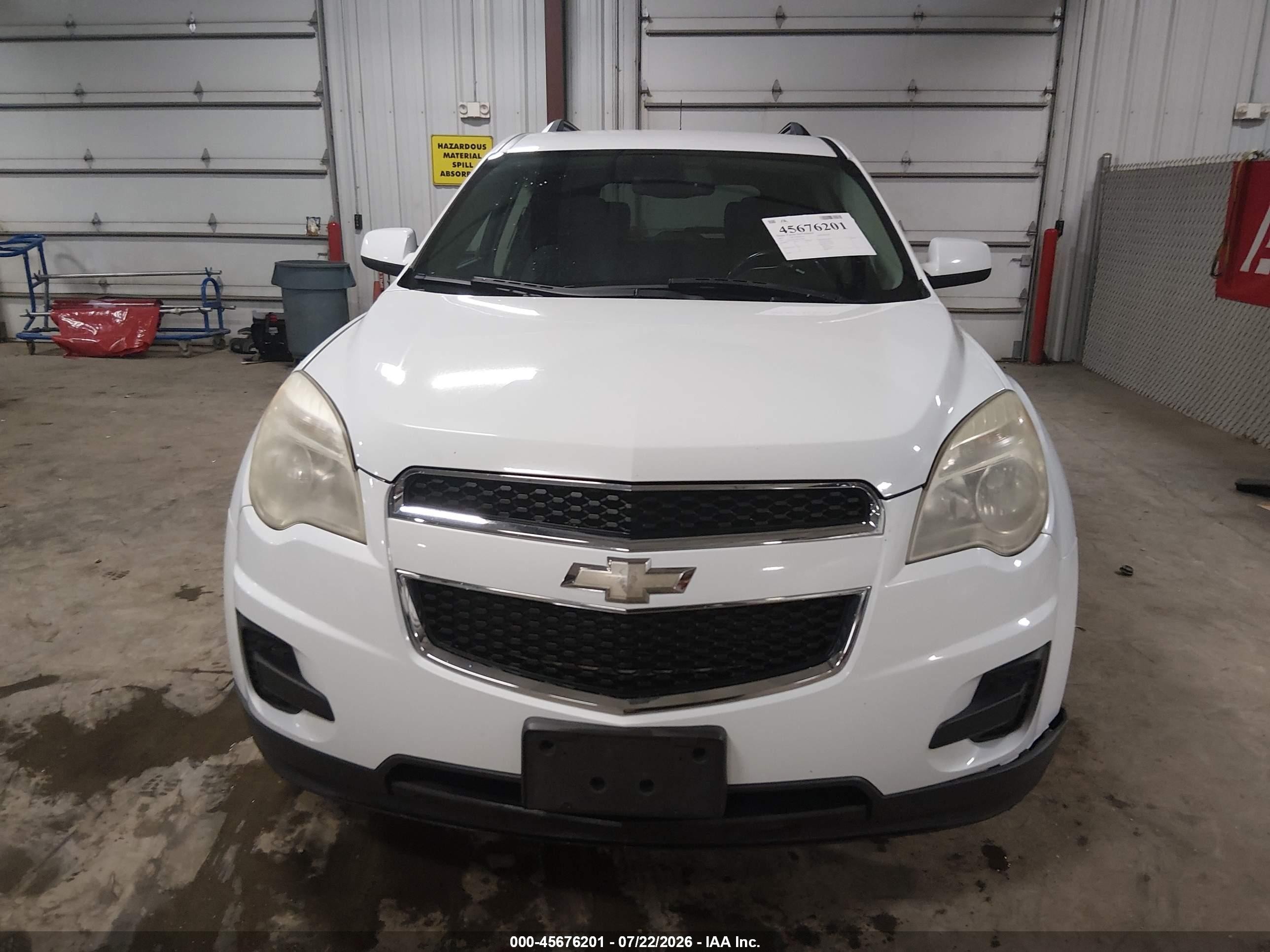 2011 Chevrolet Equinox Lt W/1lt White vin: 2GNALDEC4B1211884