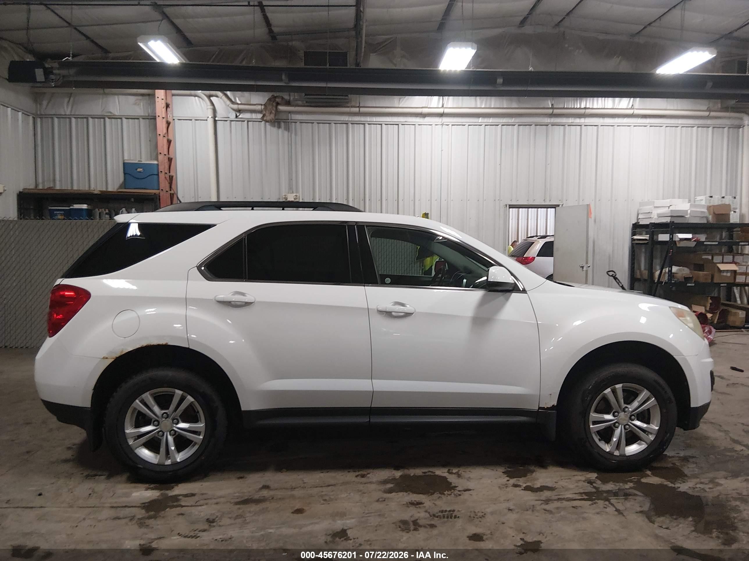 2011 Chevrolet Equinox Lt W/1lt White vin: 2GNALDEC4B1211884