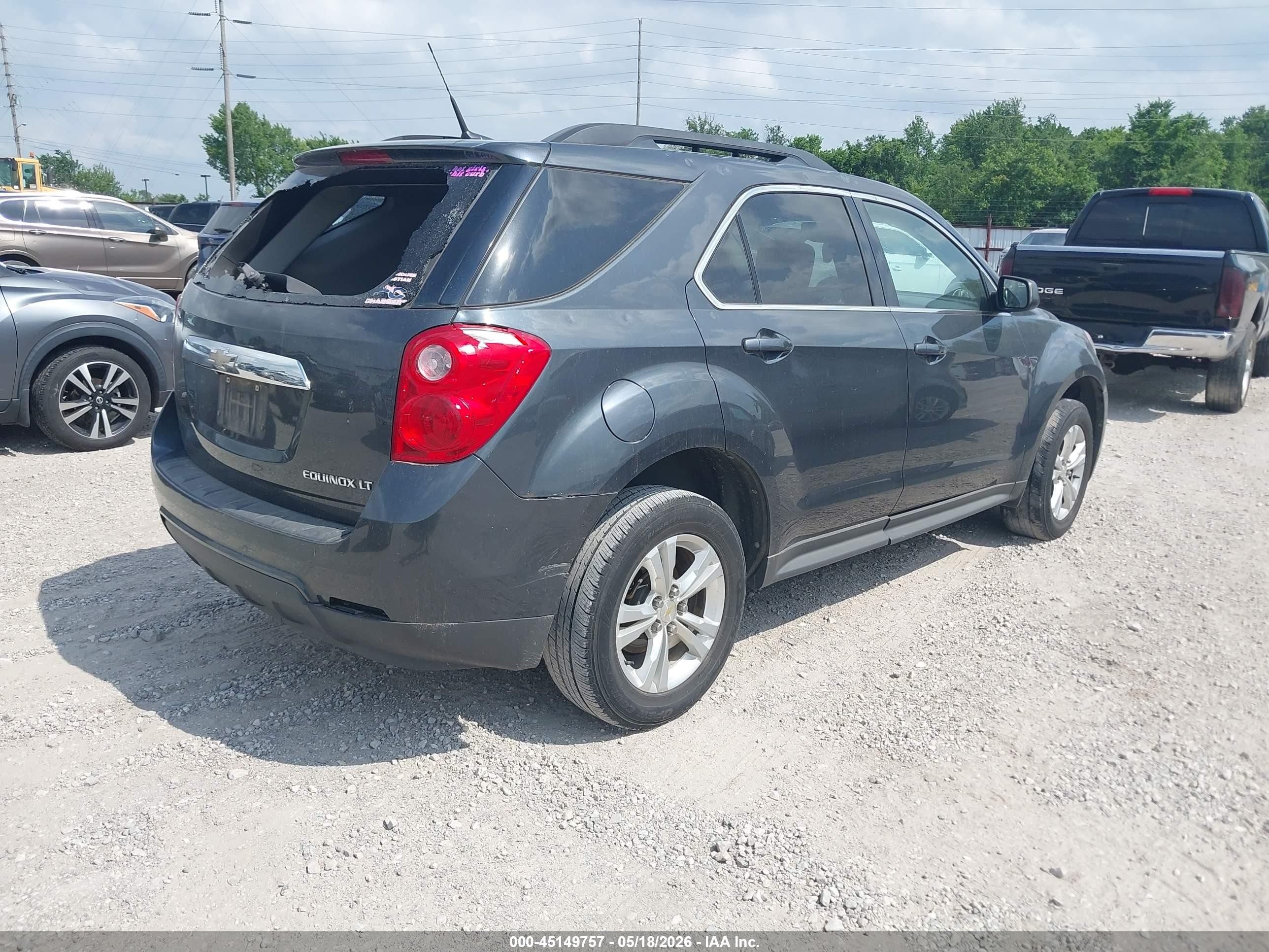 2011 Chevrolet Equinox 1lt Gray vin: 2GNALDEC4B1275391