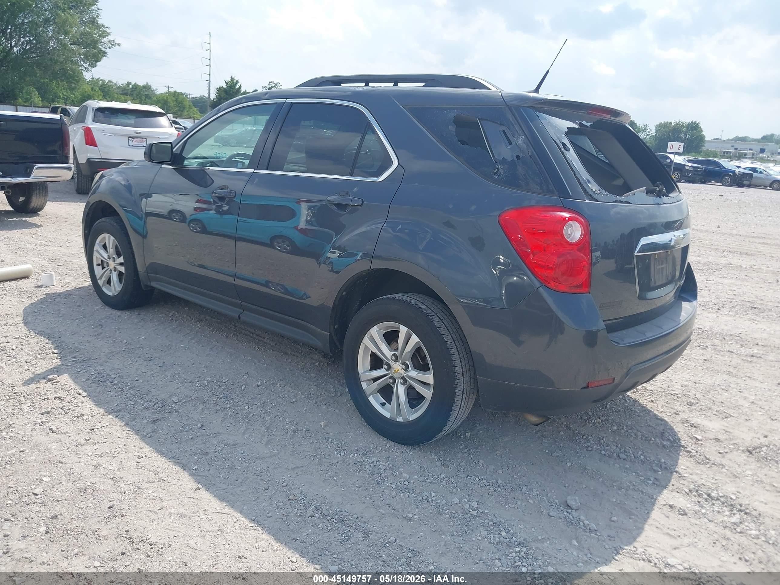 2011 Chevrolet Equinox 1lt Gray vin: 2GNALDEC4B1275391