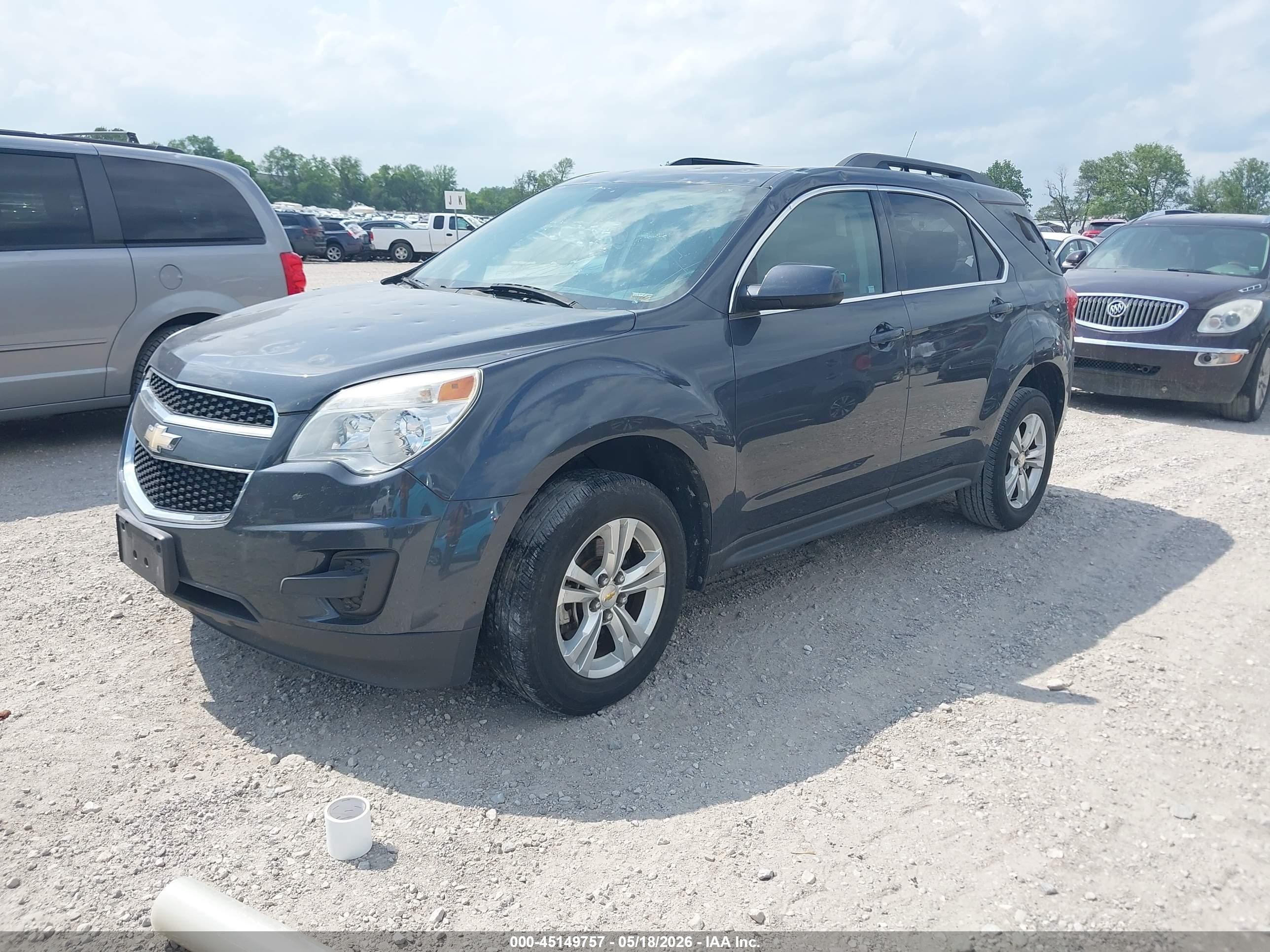 2011 Chevrolet Equinox 1lt Gray vin: 2GNALDEC4B1275391