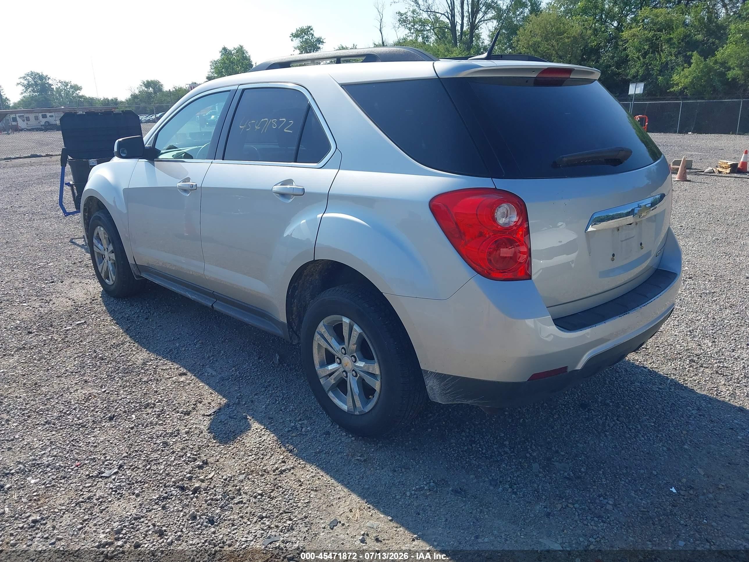 2011 Chevrolet Equinox Lt W/1lt Silver vin: 2GNALDEC4B1305554