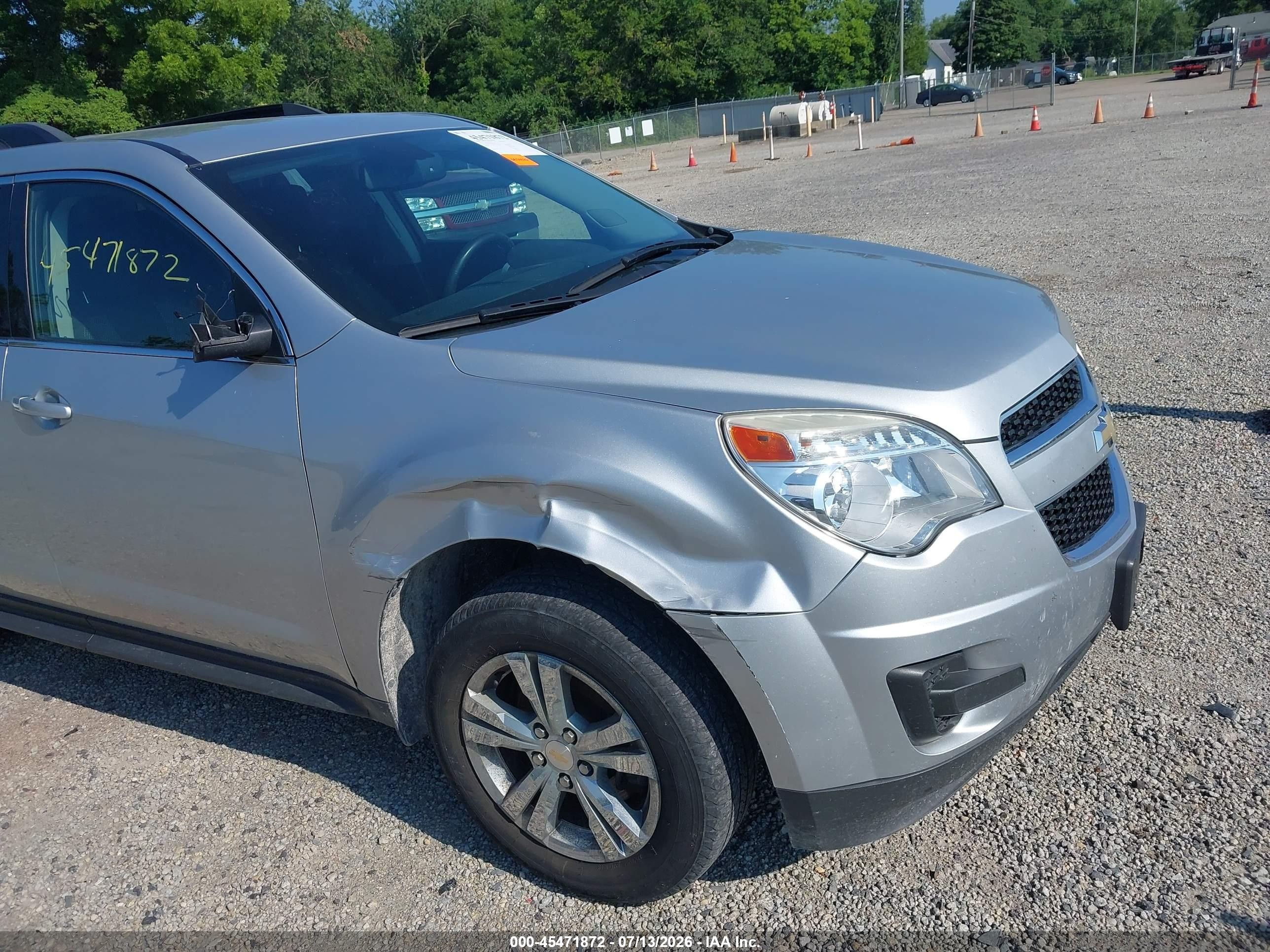 2011 Chevrolet Equinox Lt W/1lt Silver vin: 2GNALDEC4B1305554