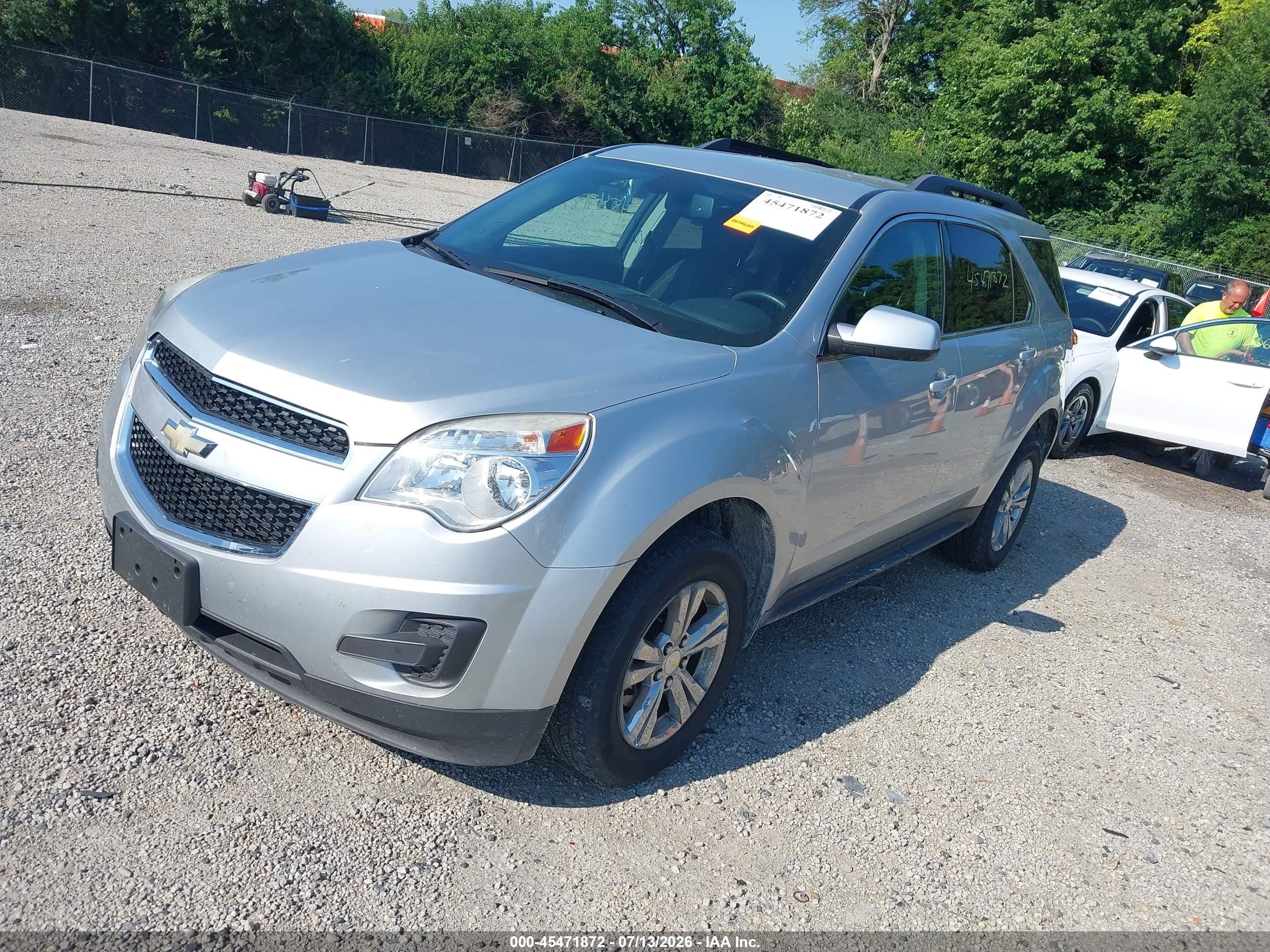 2011 Chevrolet Equinox Lt W/1lt Silver vin: 2GNALDEC4B1305554