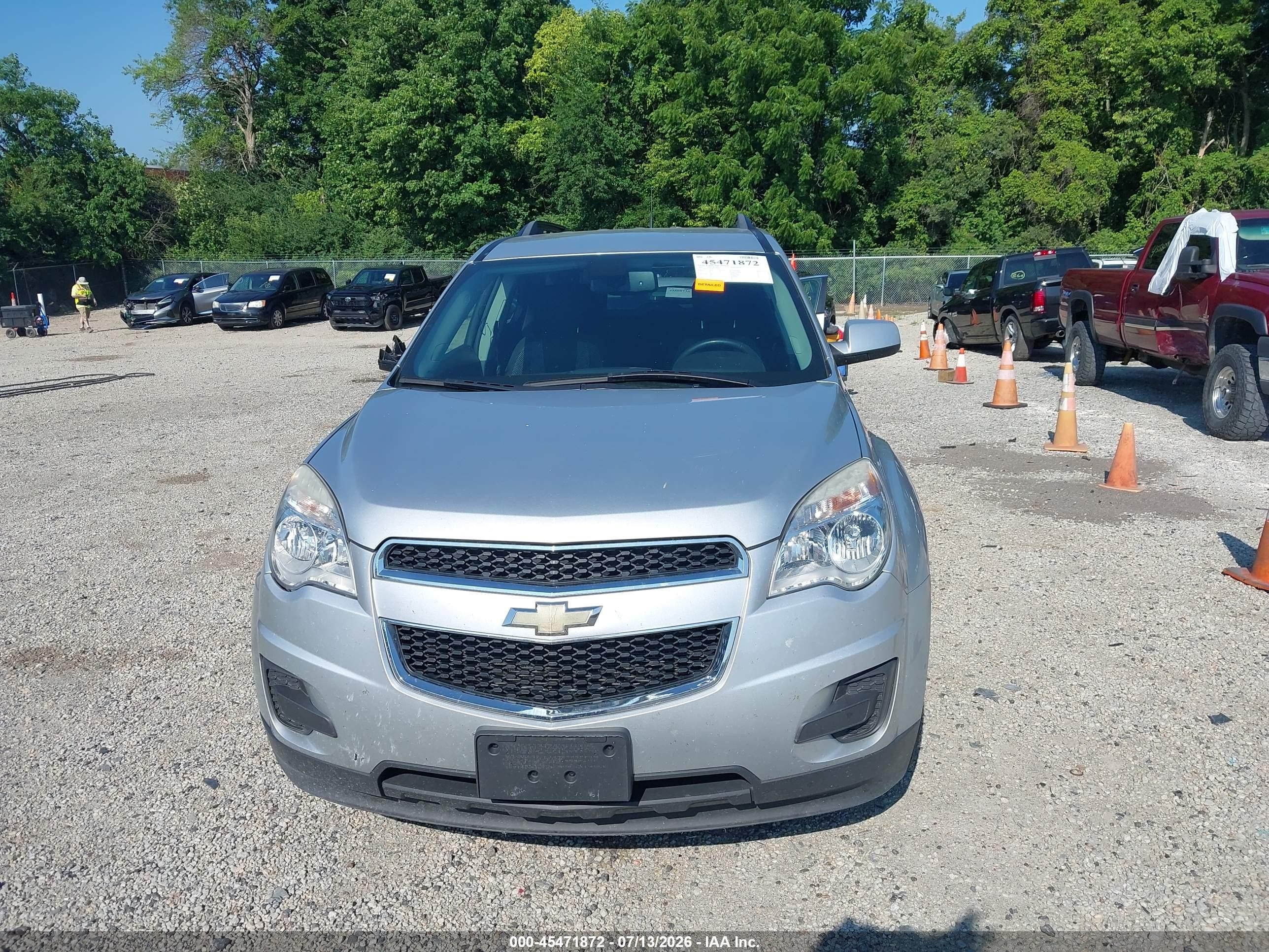 2011 Chevrolet Equinox Lt W/1lt Silver vin: 2GNALDEC4B1305554