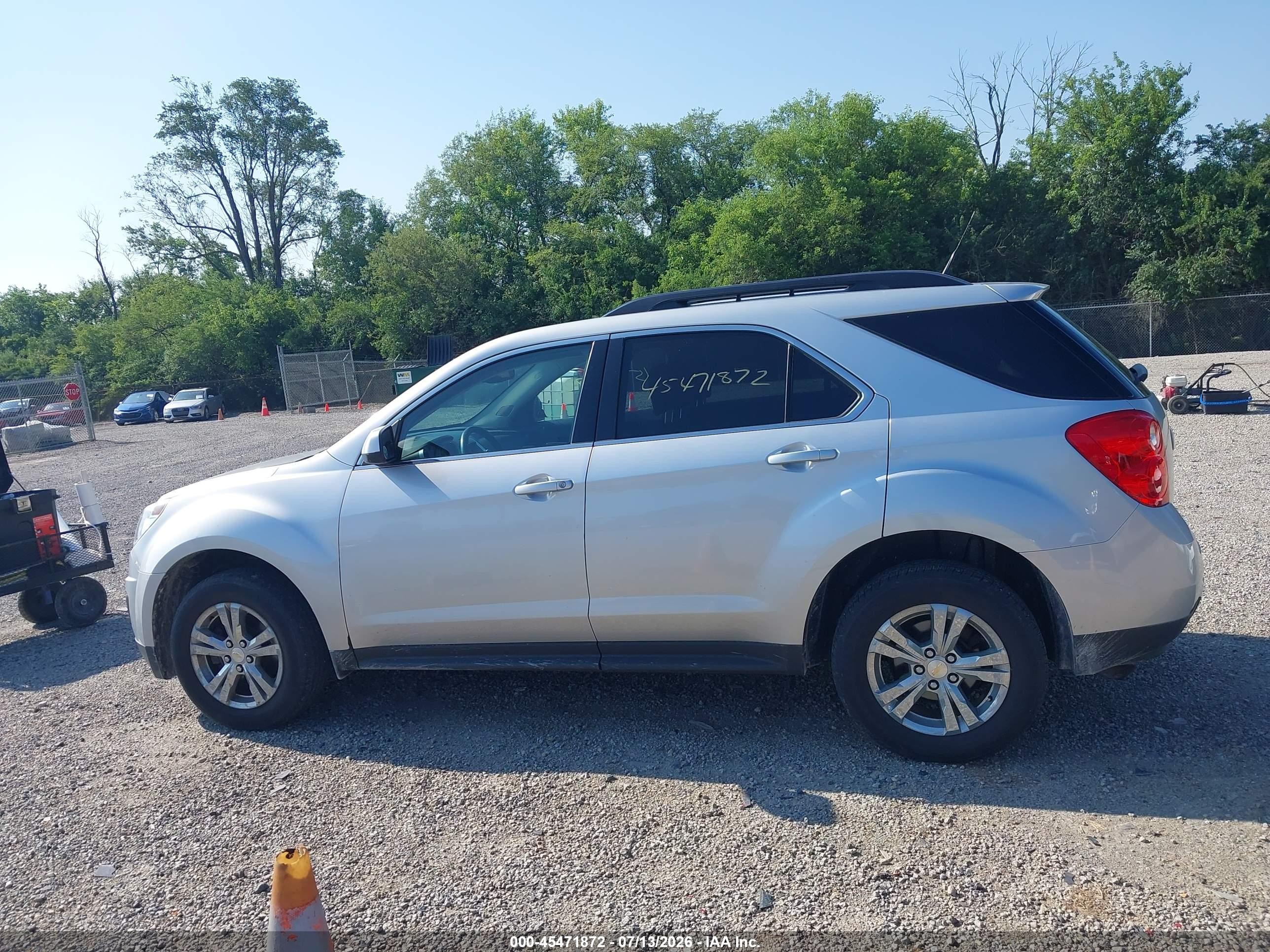 2011 Chevrolet Equinox Lt W/1lt Silver vin: 2GNALDEC4B1305554