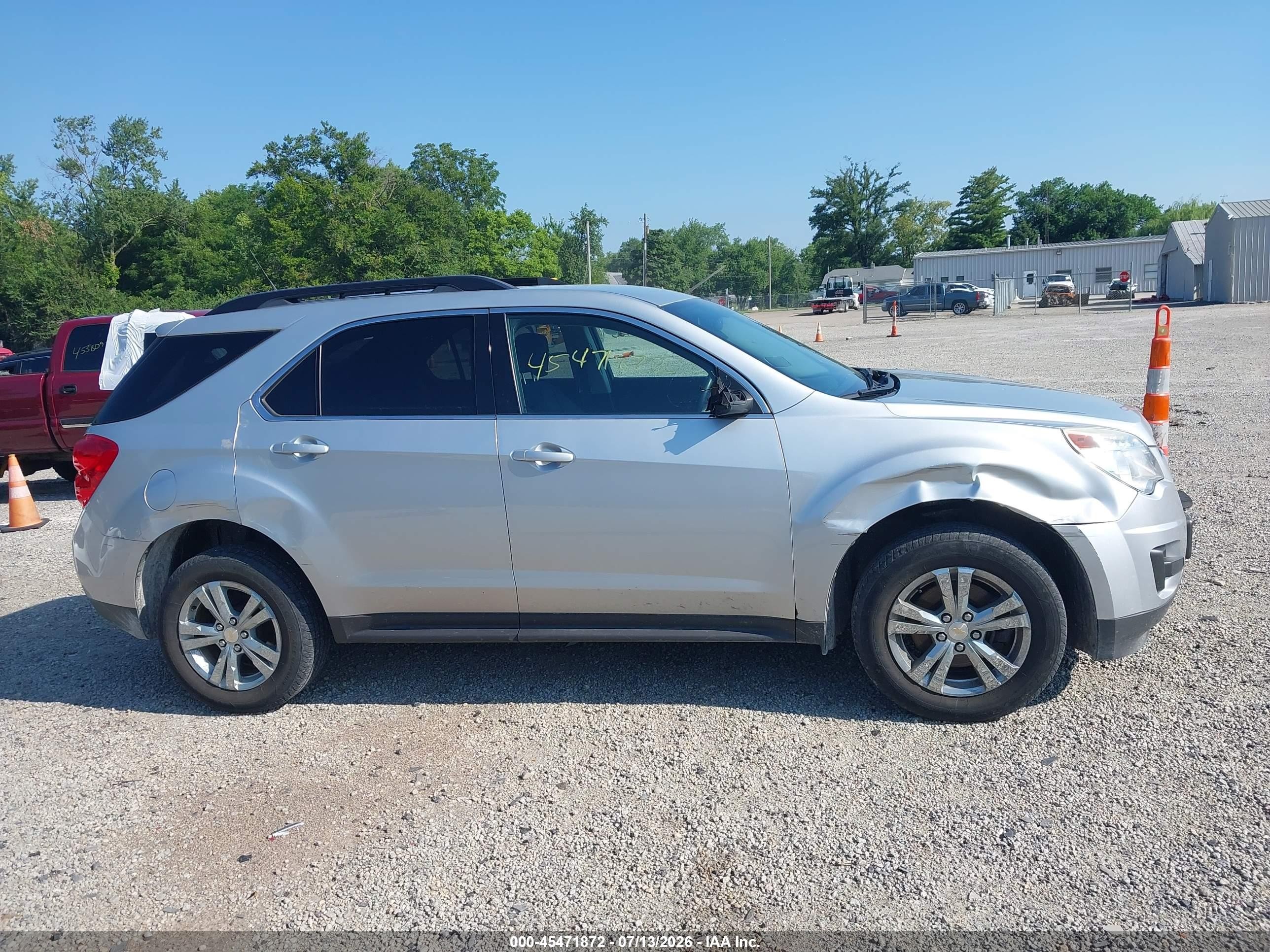 2011 Chevrolet Equinox Lt W/1lt Silver vin: 2GNALDEC4B1305554