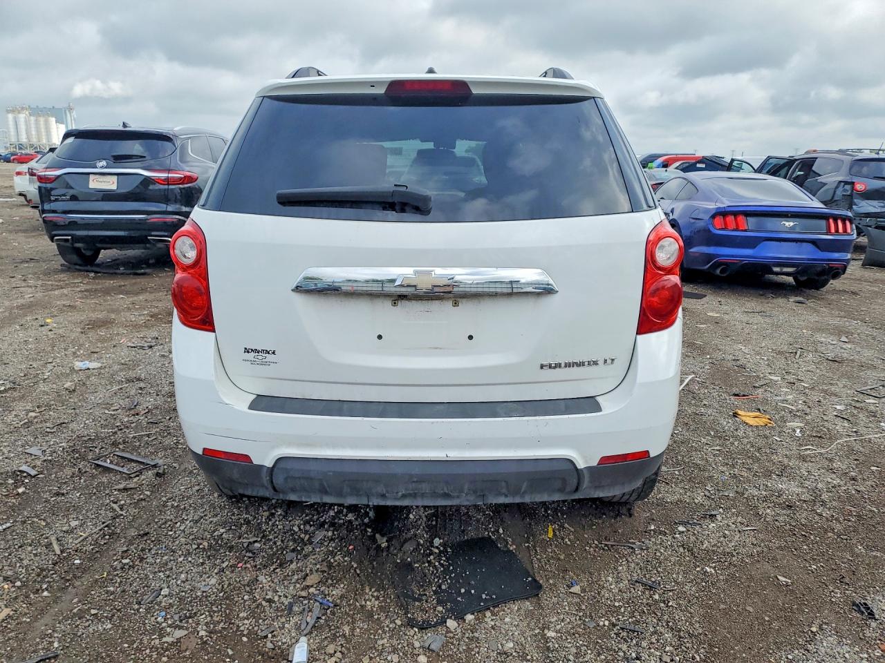 2011 Chevrolet Equinox Lt White vin: 2GNALDEC6B1185580