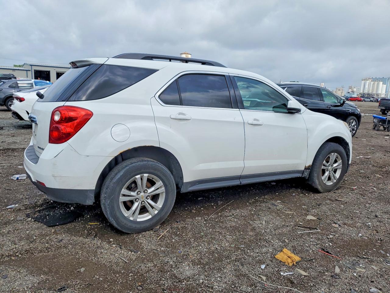 2011 Chevrolet Equinox Lt White vin: 2GNALDEC6B1185580
