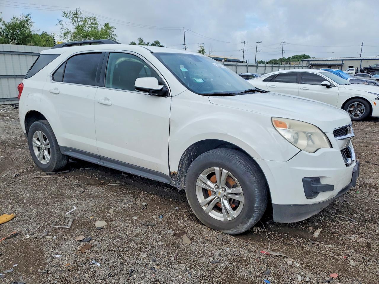 2011 Chevrolet Equinox Lt White vin: 2GNALDEC6B1185580
