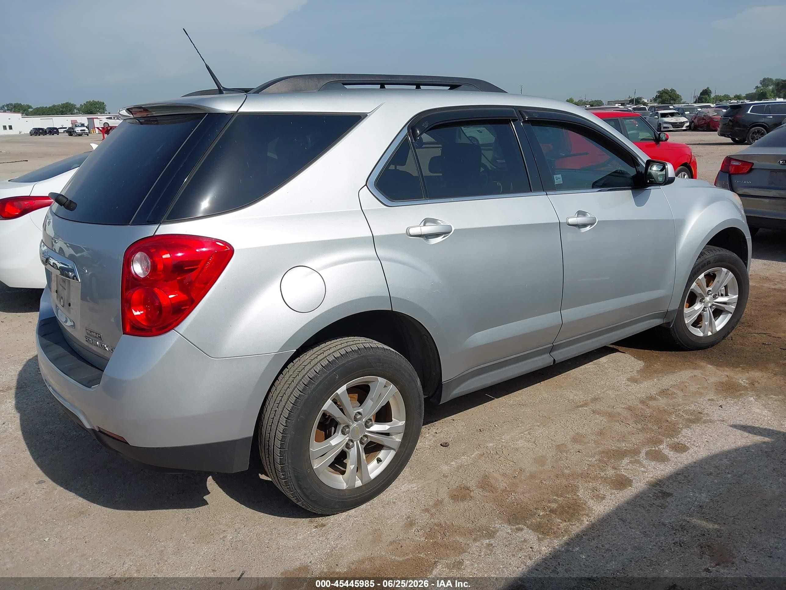 2011 Chevrolet Equinox Lt W/1lt Silver vin: 2GNALDEC6B1200093