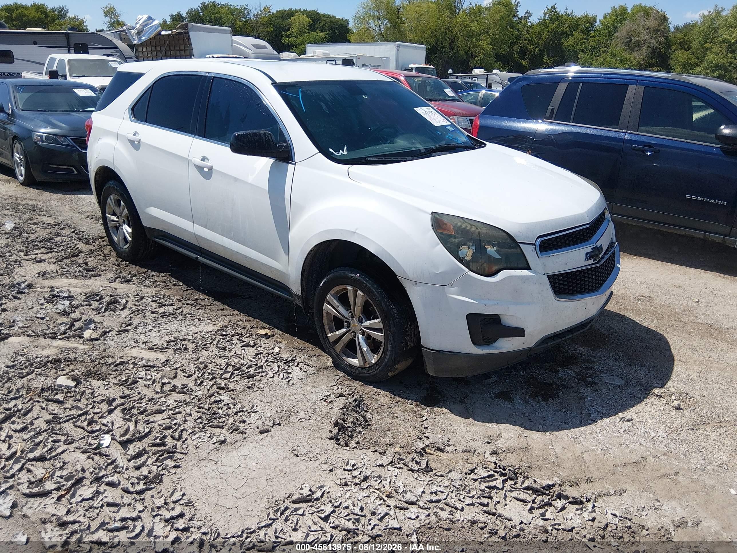 2011 Chevrolet Equinox Lt W/1lt White vin: 2GNALDEC6B1335462