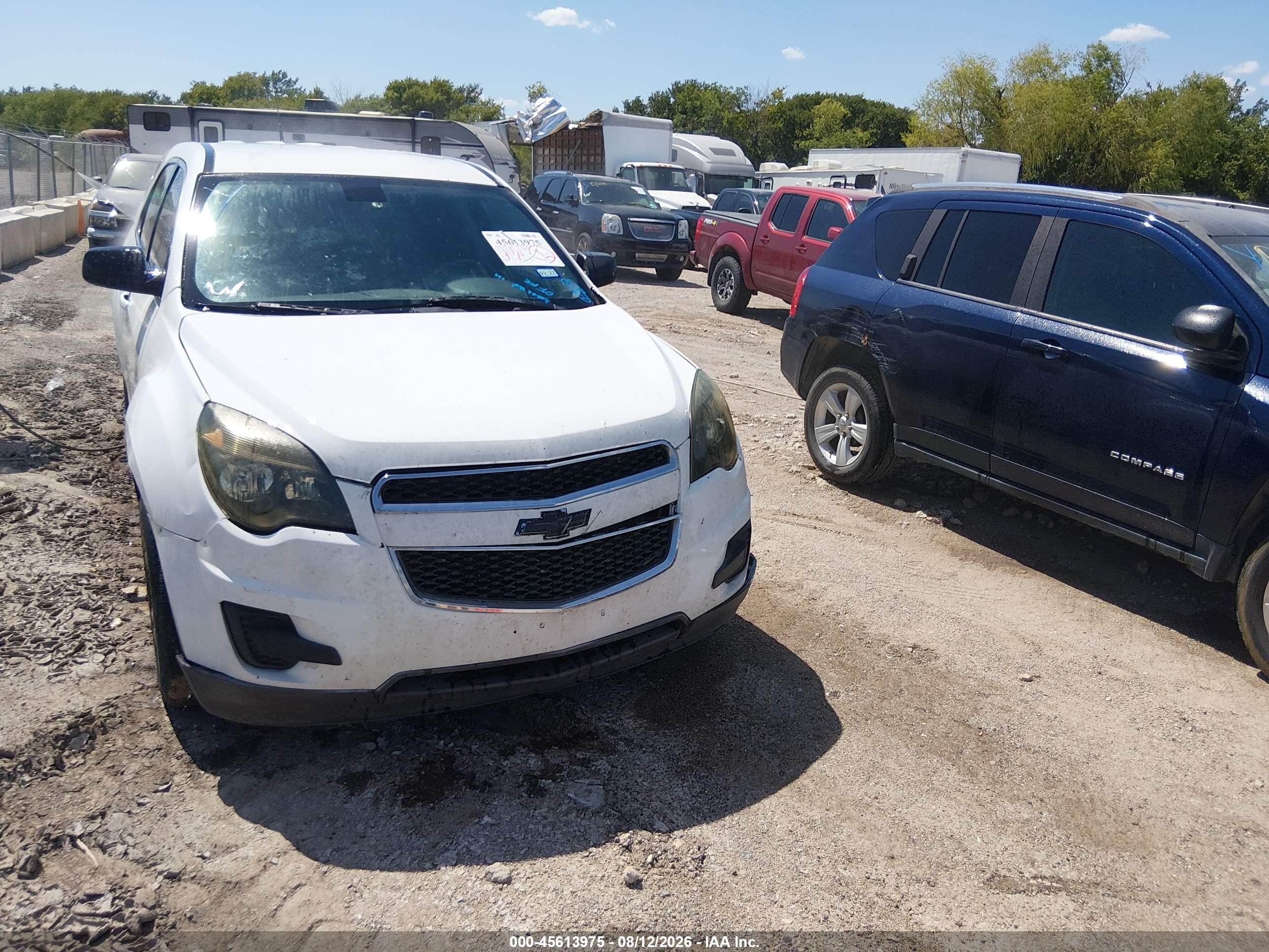 2011 Chevrolet Equinox Lt W/1lt White vin: 2GNALDEC6B1335462
