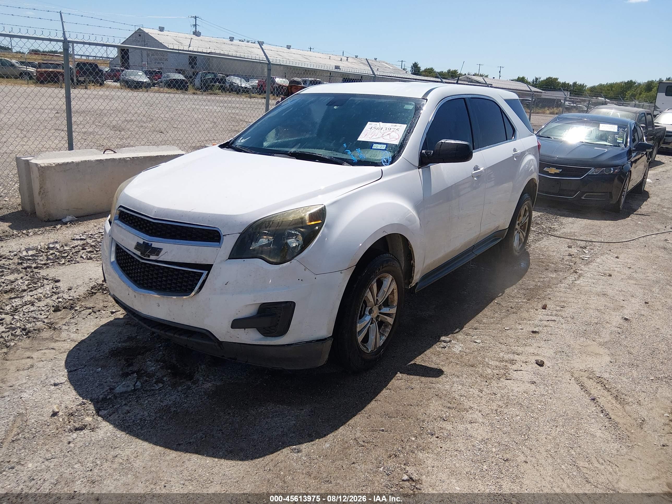 2011 Chevrolet Equinox Lt W/1lt White vin: 2GNALDEC6B1335462