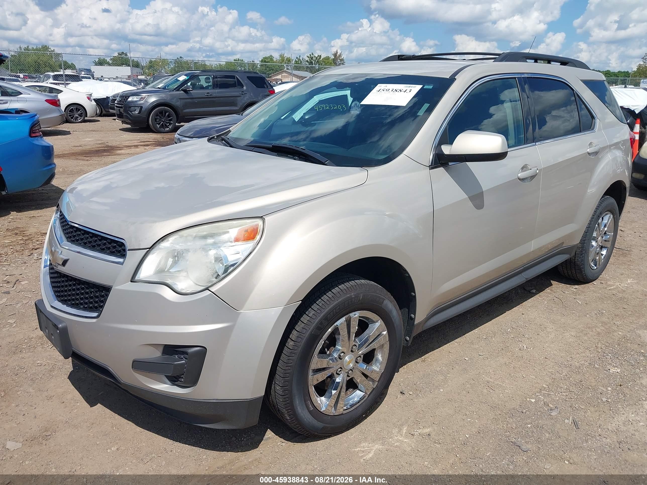 2011 Chevrolet Equinox Lt W/1lt Золотой vin: 2GNALDEC7B1195759