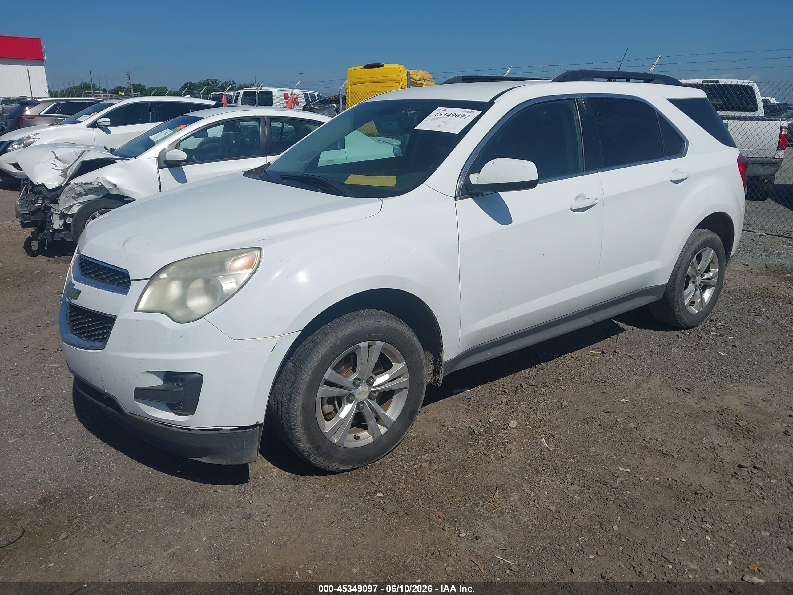 2011 Chevrolet Equinox 1lt White vin: 2GNALDEC7B1244006