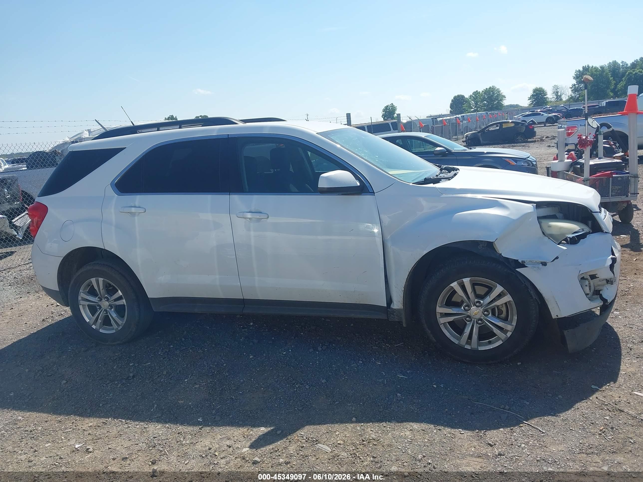 2011 Chevrolet Equinox 1lt White vin: 2GNALDEC7B1244006
