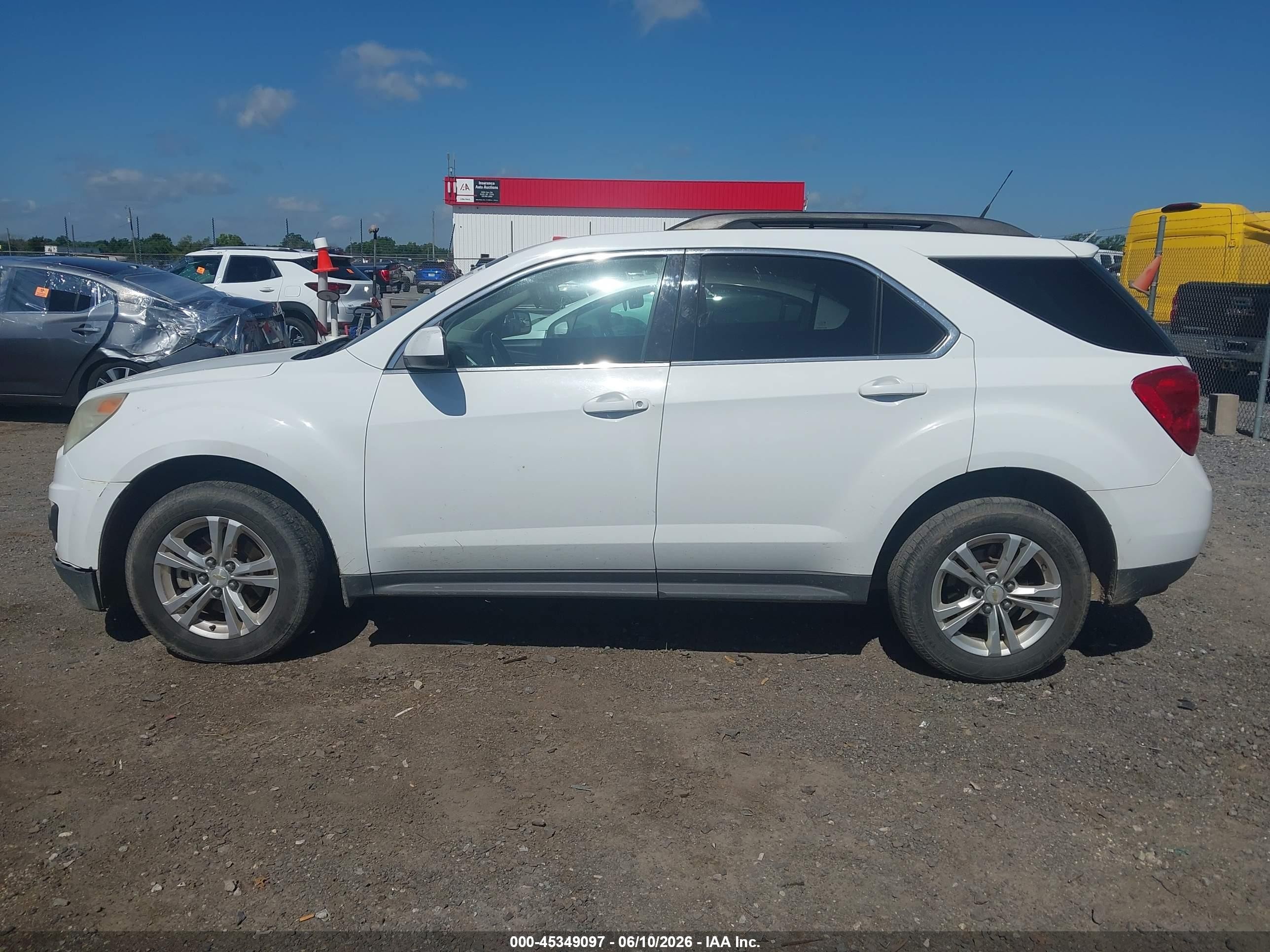 2011 Chevrolet Equinox 1lt White vin: 2GNALDEC7B1244006