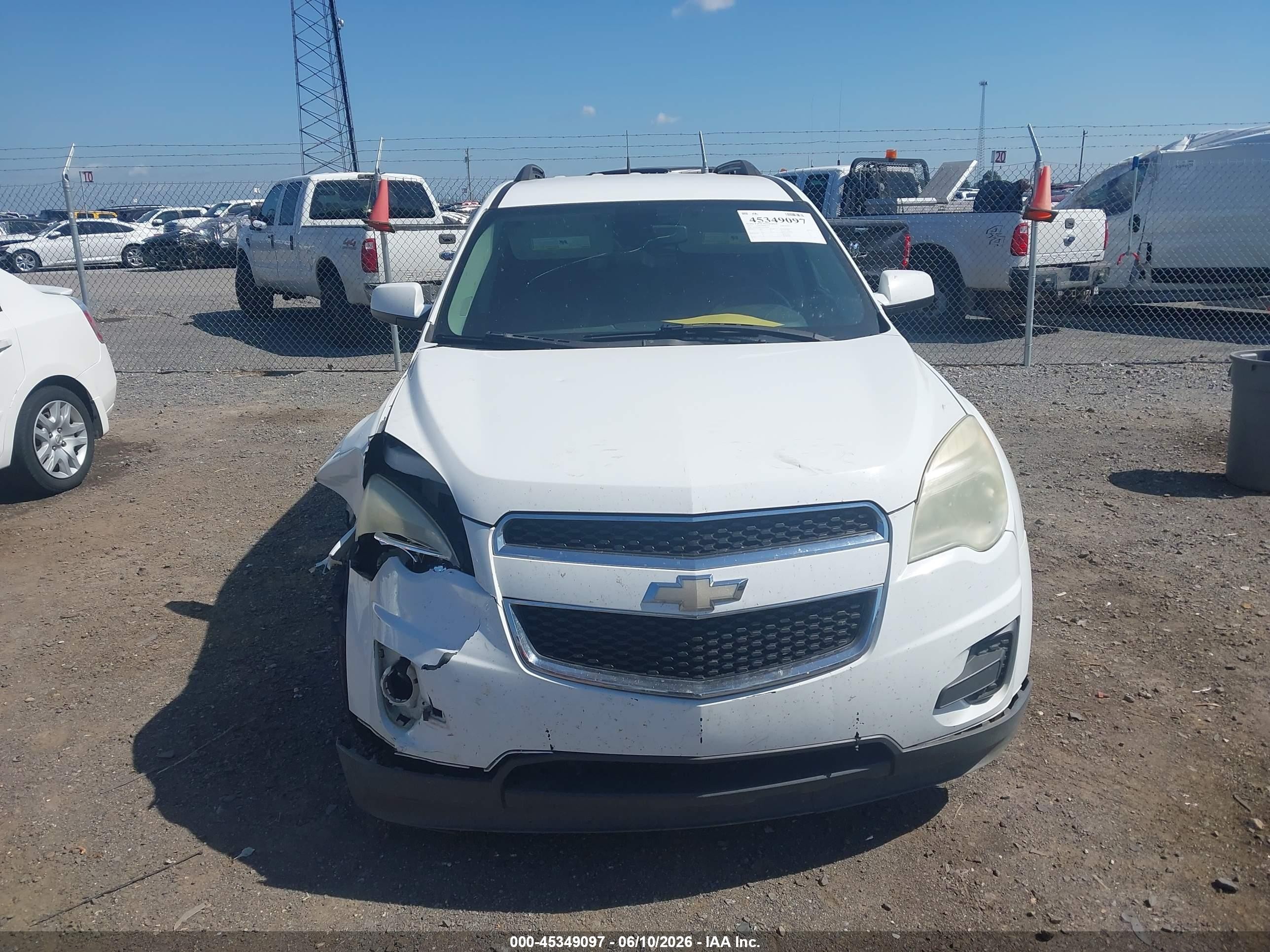 2011 Chevrolet Equinox 1lt White vin: 2GNALDEC7B1244006