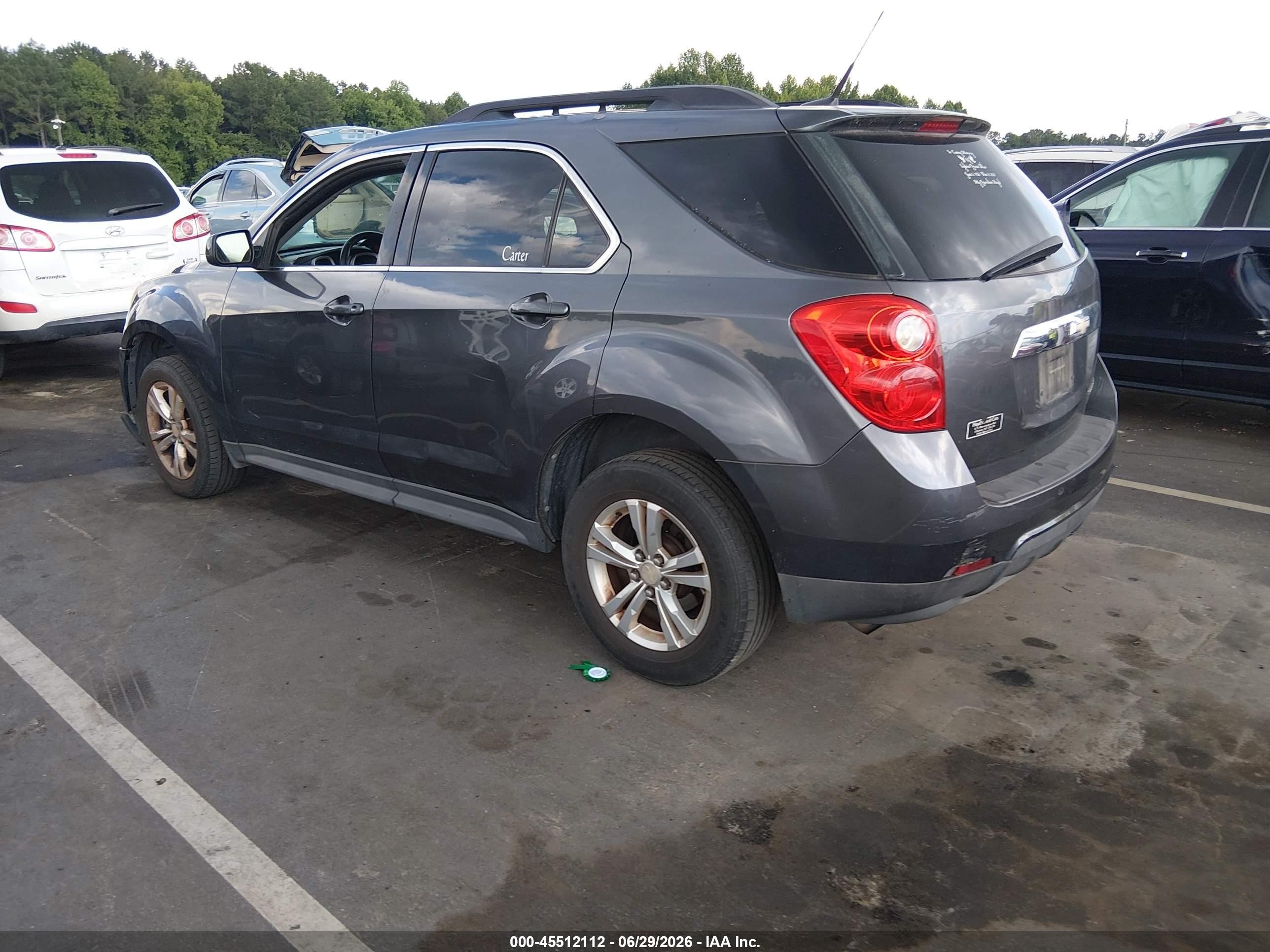 2011 Chevrolet Equinox Lt W/1lt Gray vin: 2GNALDEC7B1244958