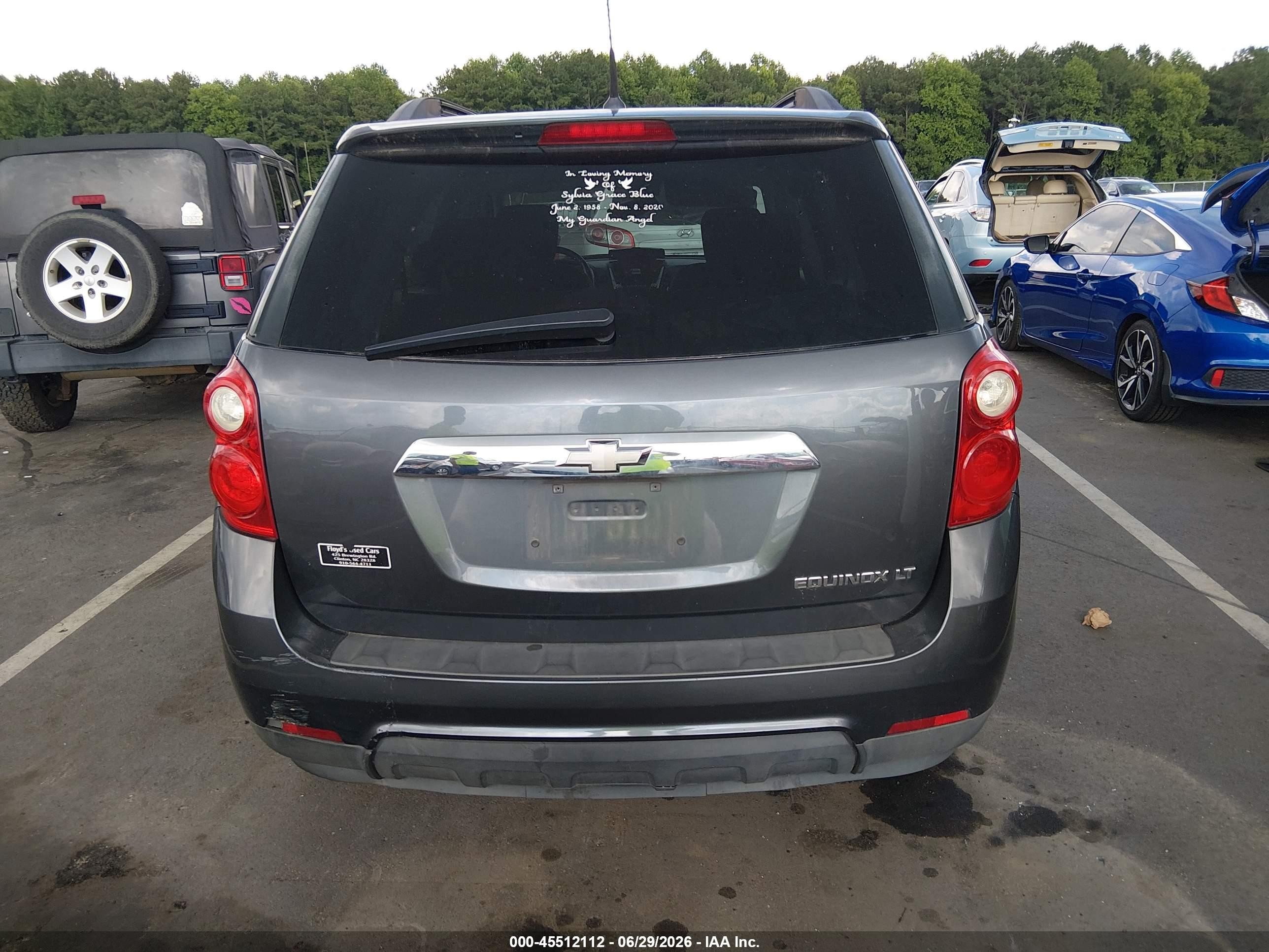2011 Chevrolet Equinox Lt W/1lt Gray vin: 2GNALDEC7B1244958