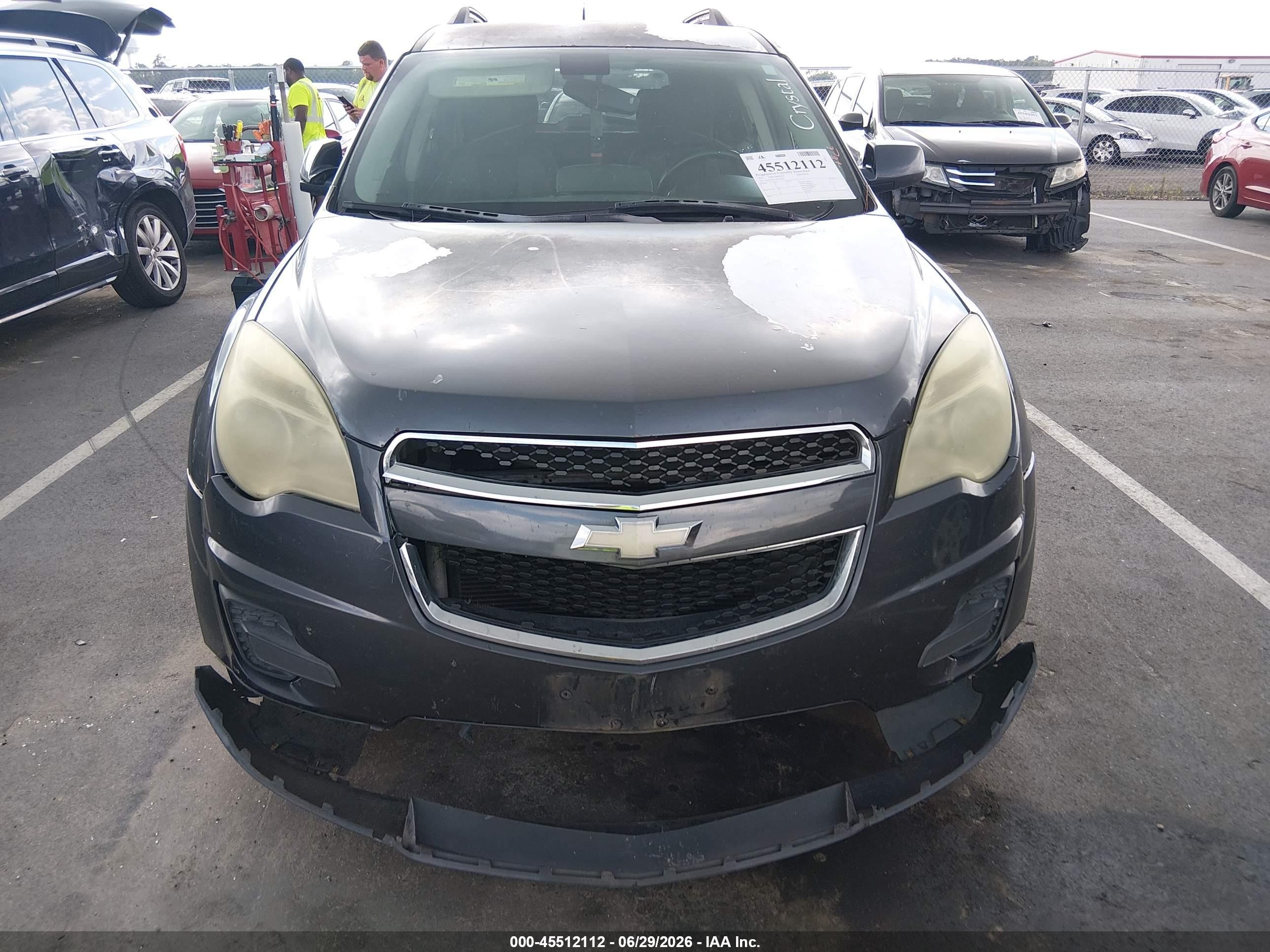 2011 Chevrolet Equinox Lt W/1lt Gray vin: 2GNALDEC7B1244958