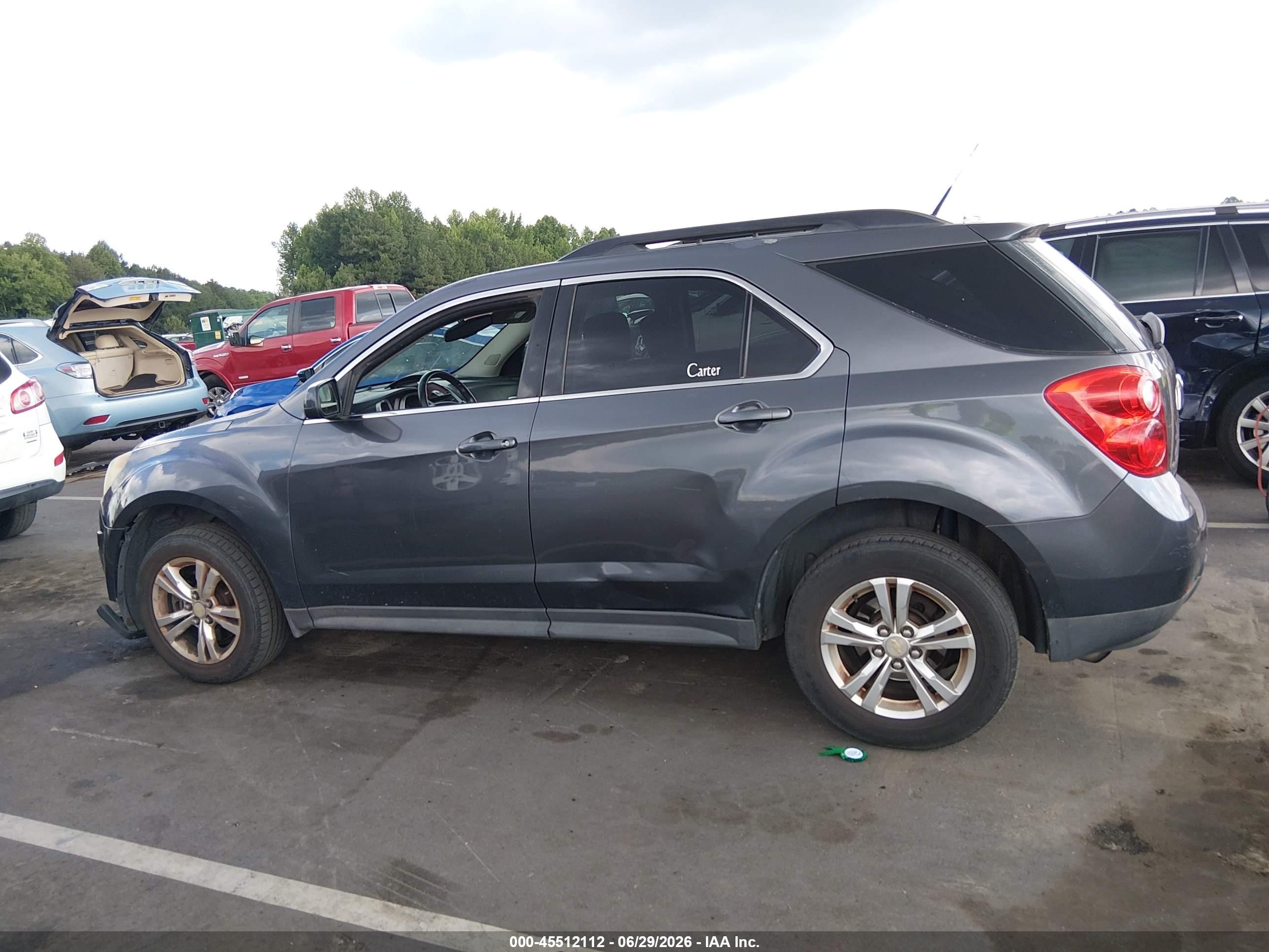 2011 Chevrolet Equinox Lt W/1lt Gray vin: 2GNALDEC7B1244958