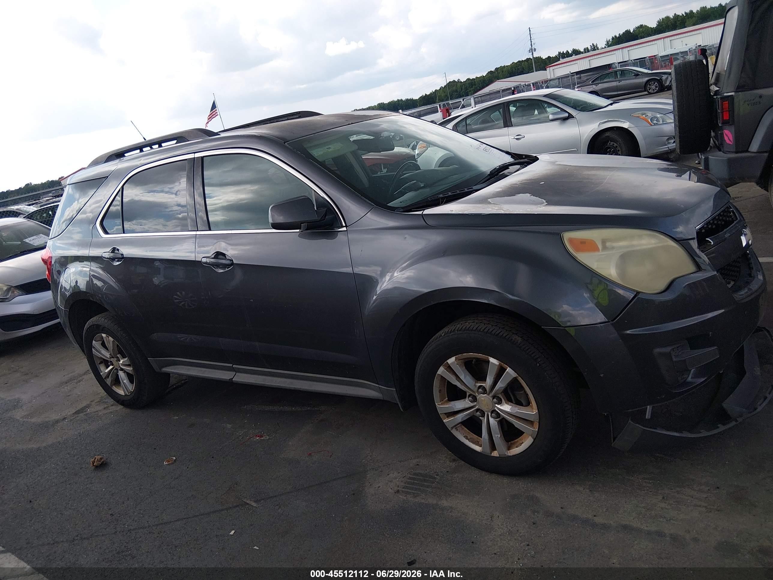 2011 Chevrolet Equinox Lt W/1lt Gray vin: 2GNALDEC7B1244958