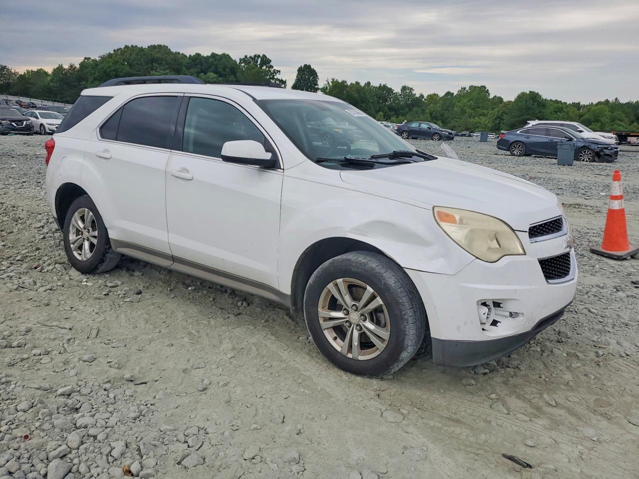 2011 Chevrolet Equinox Lt White vin: 2GNALDEC7B1295716