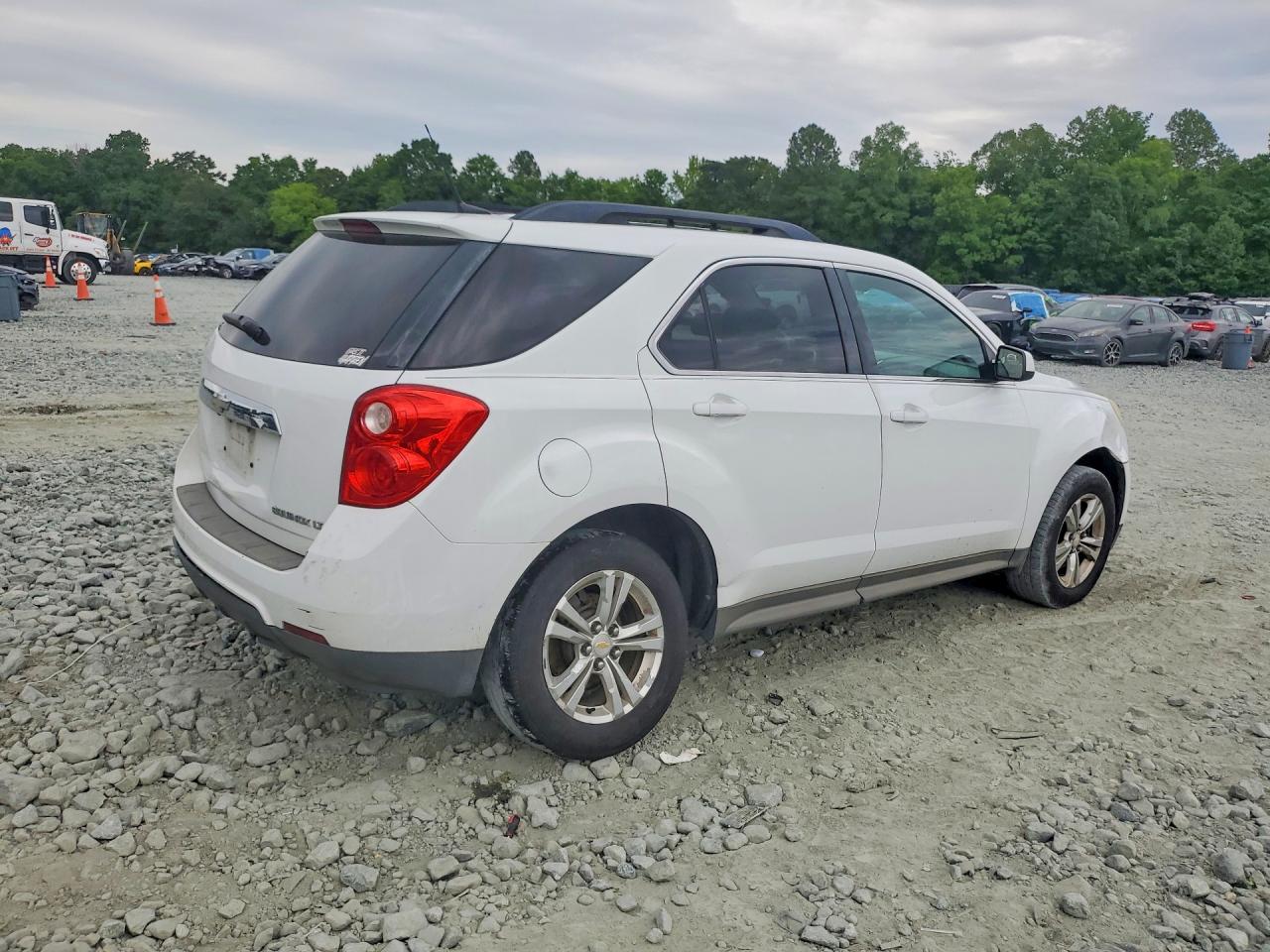 2011 Chevrolet Equinox Lt White vin: 2GNALDEC7B1295716