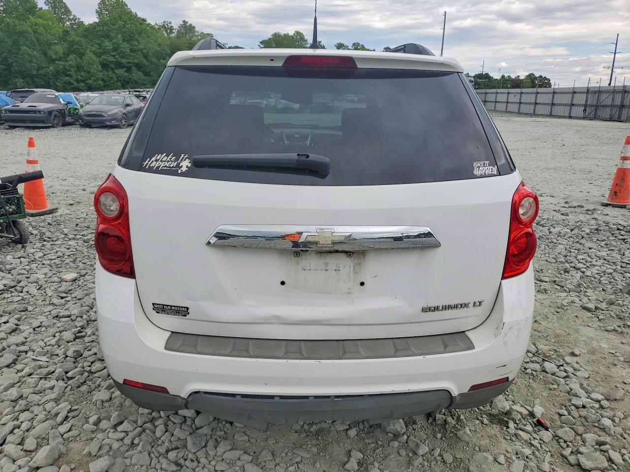 2011 Chevrolet Equinox Lt White vin: 2GNALDEC7B1295716