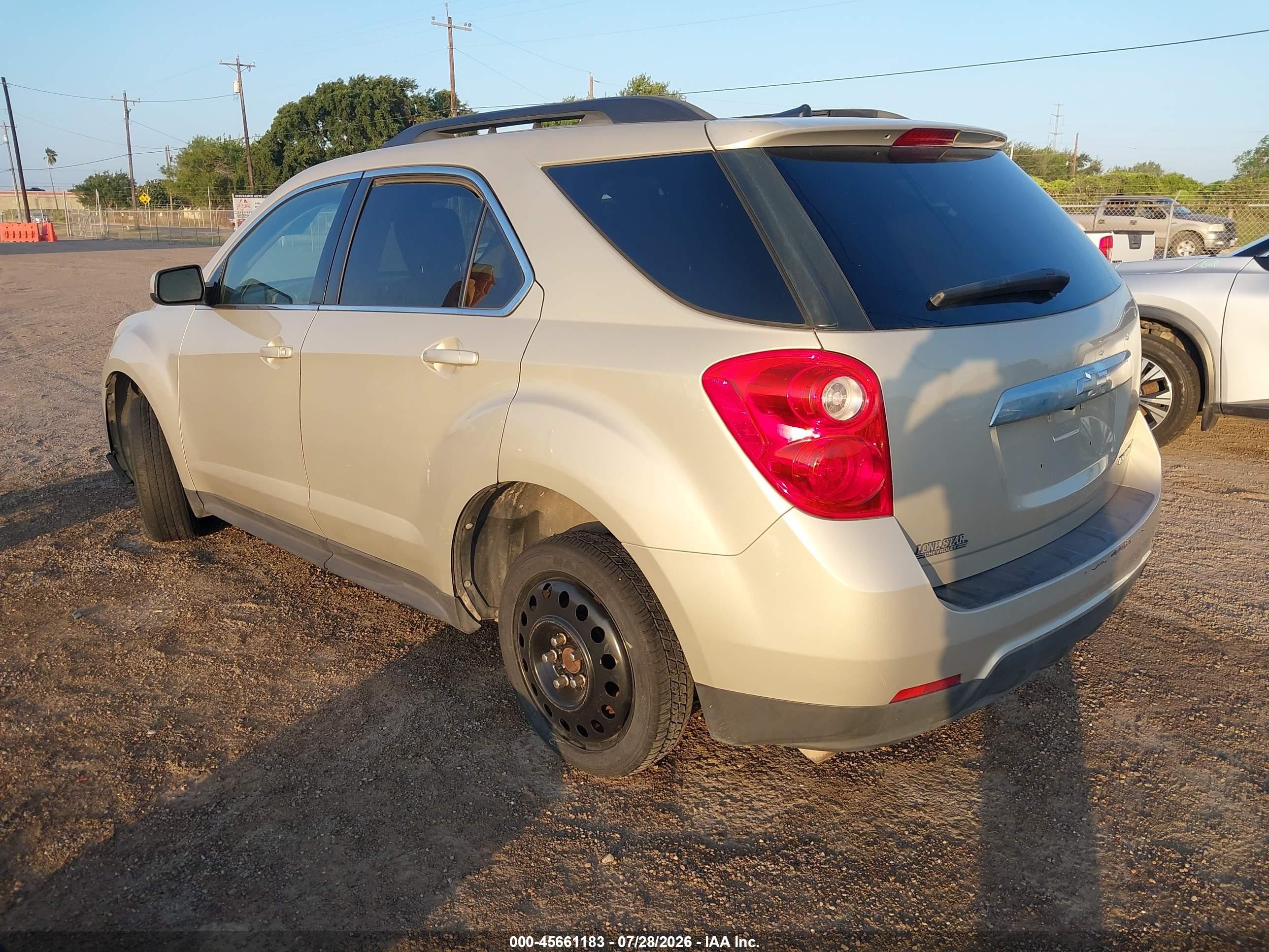 2011 Chevrolet Equinox Lt W/1lt Gold vin: 2GNALDEC8B1265964