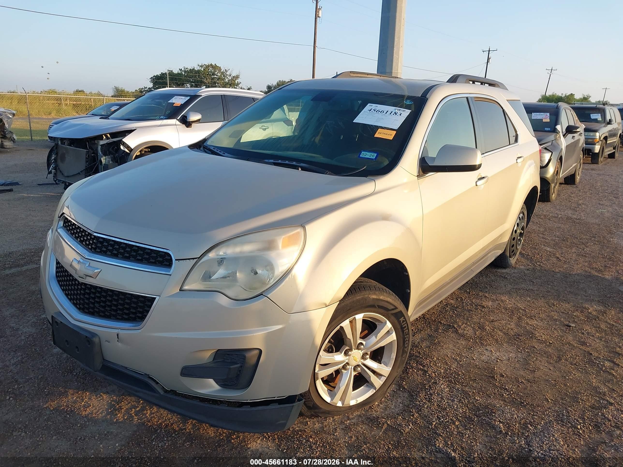 2011 Chevrolet Equinox Lt W/1lt Gold vin: 2GNALDEC8B1265964