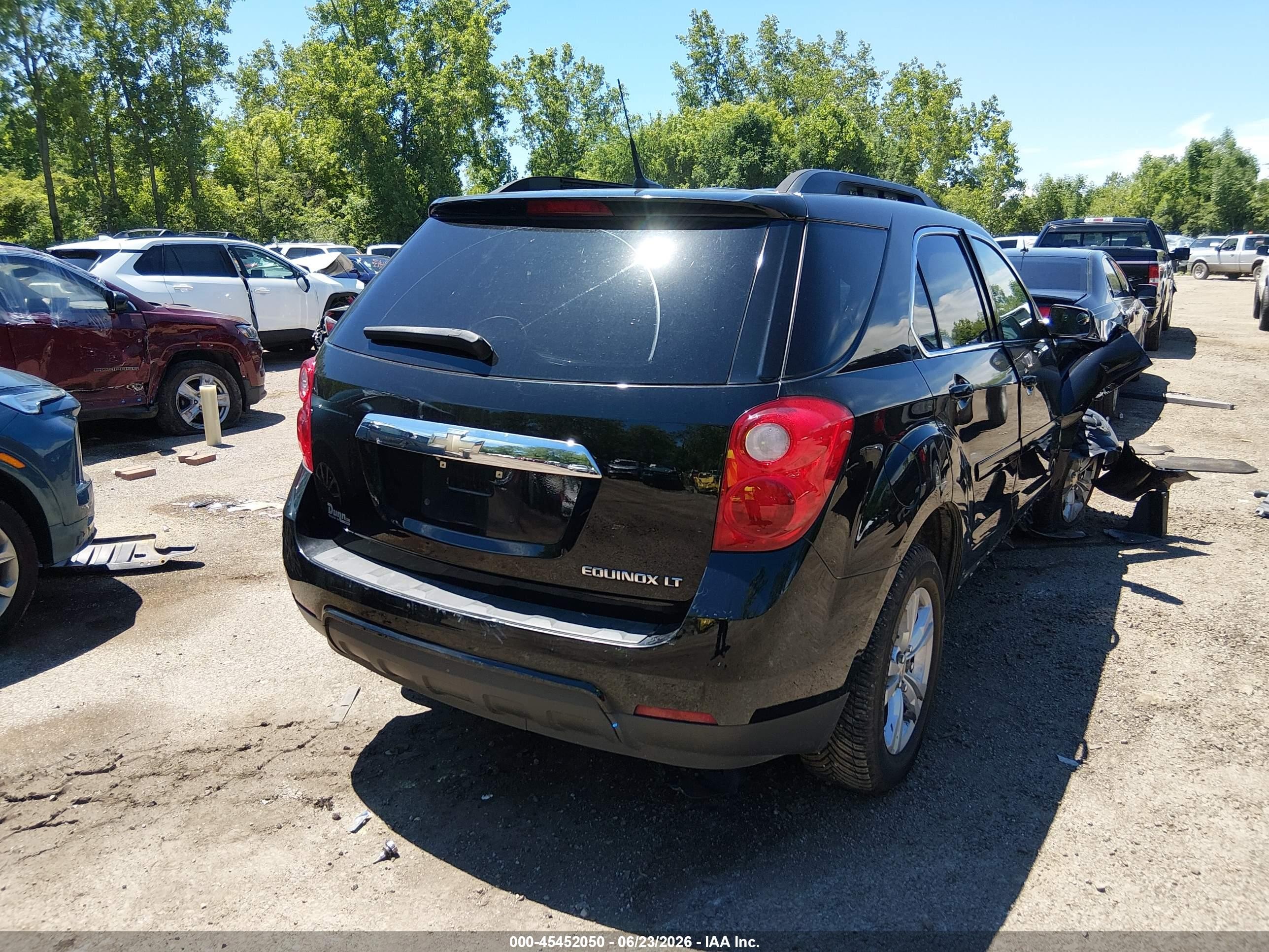 2011 Chevrolet Equinox Lt W/1lt Black vin: 2GNALDEC8B1309574