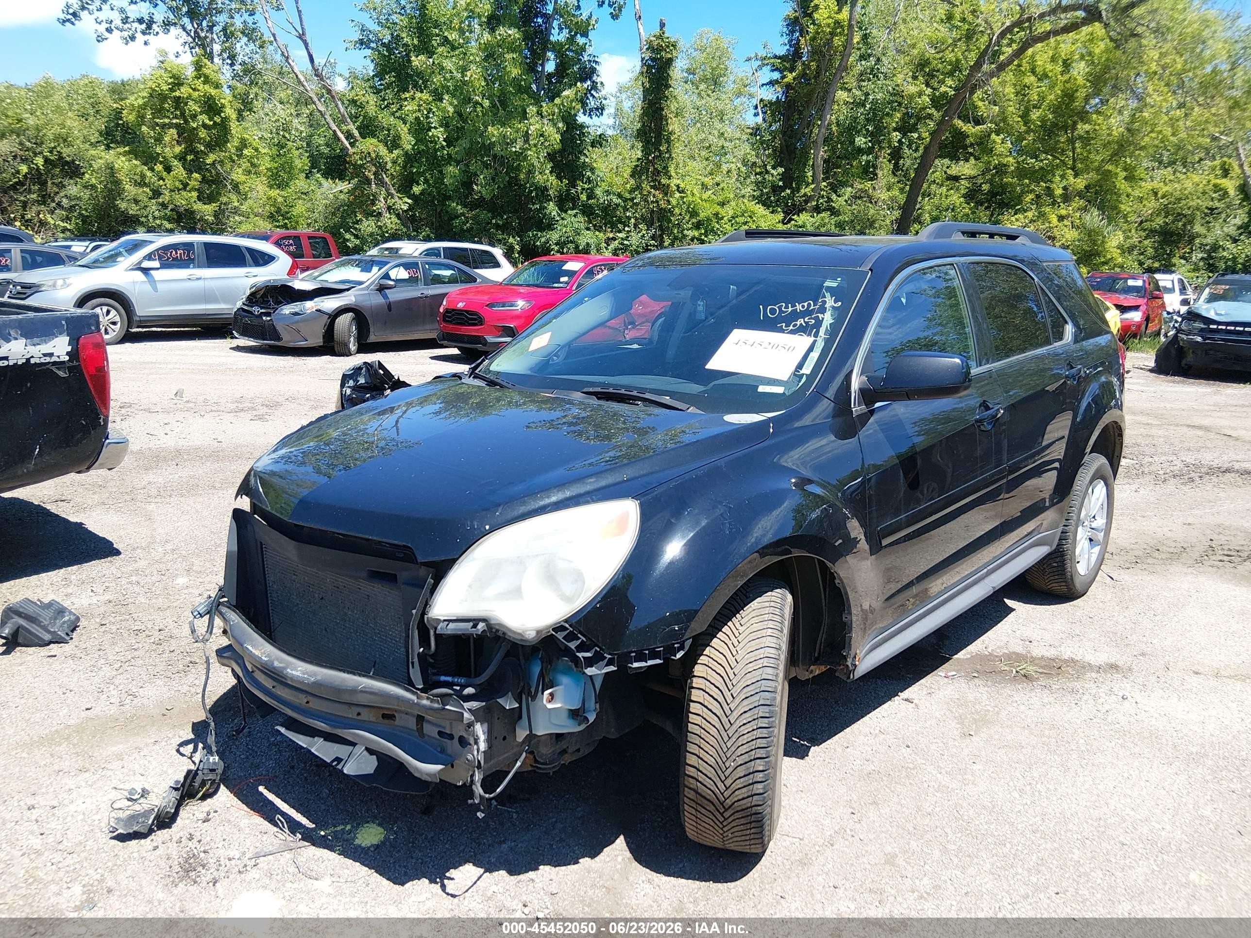 2011 Chevrolet Equinox Lt W/1lt Black vin: 2GNALDEC8B1309574