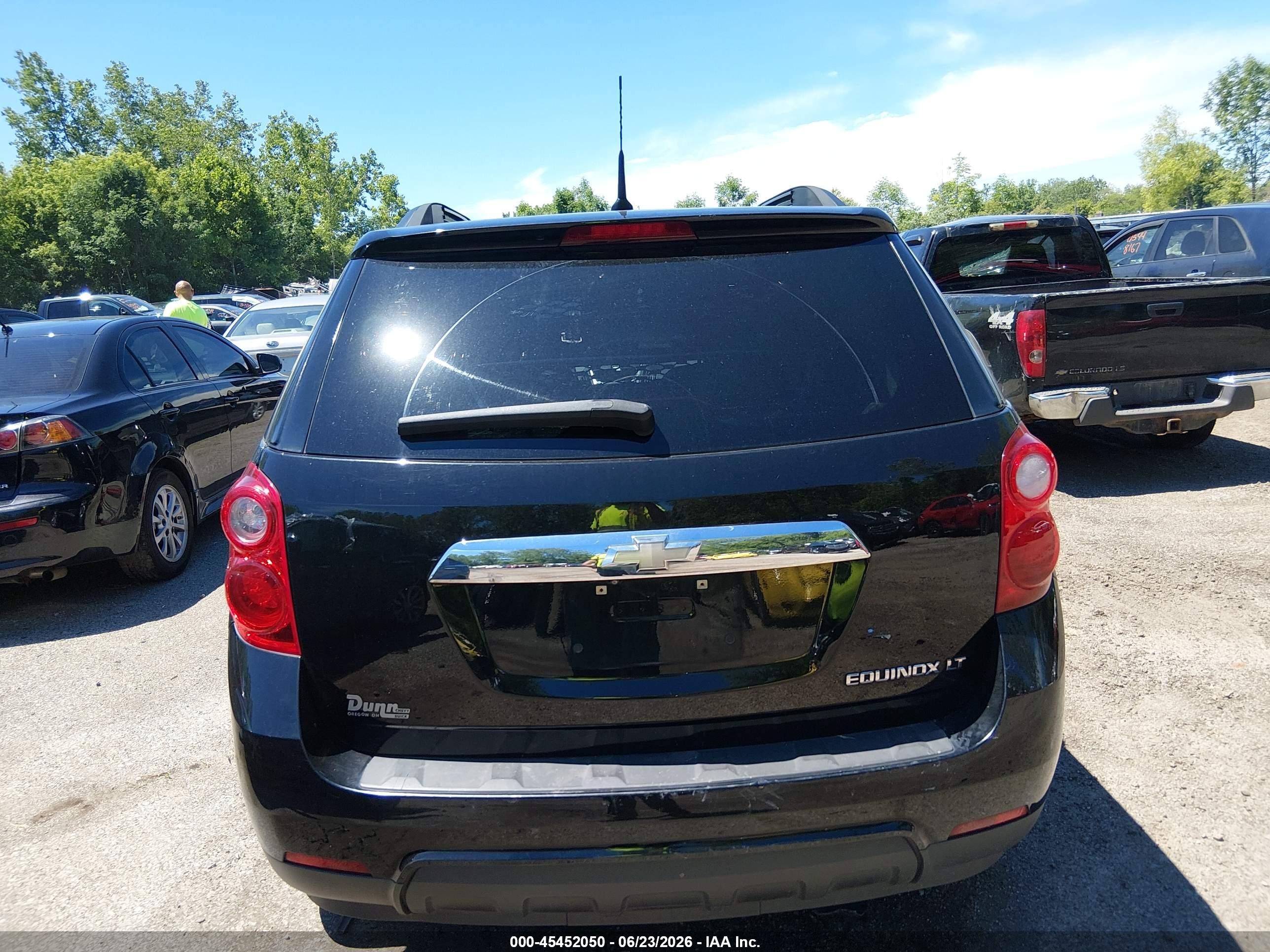 2011 Chevrolet Equinox Lt W/1lt Black vin: 2GNALDEC8B1309574