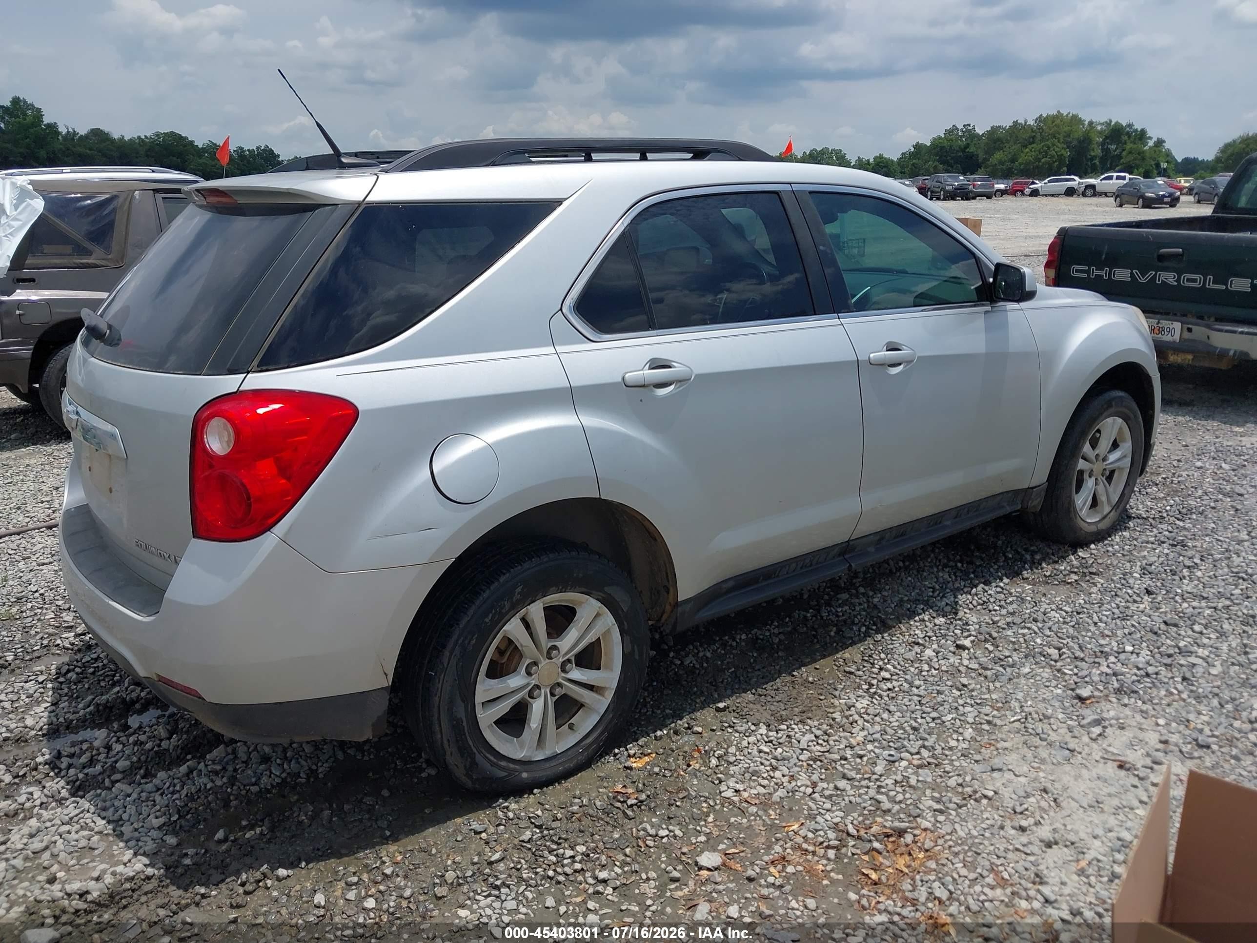 2011 Chevrolet Equinox 1lt Silver vin: 2GNALDECXB1149424