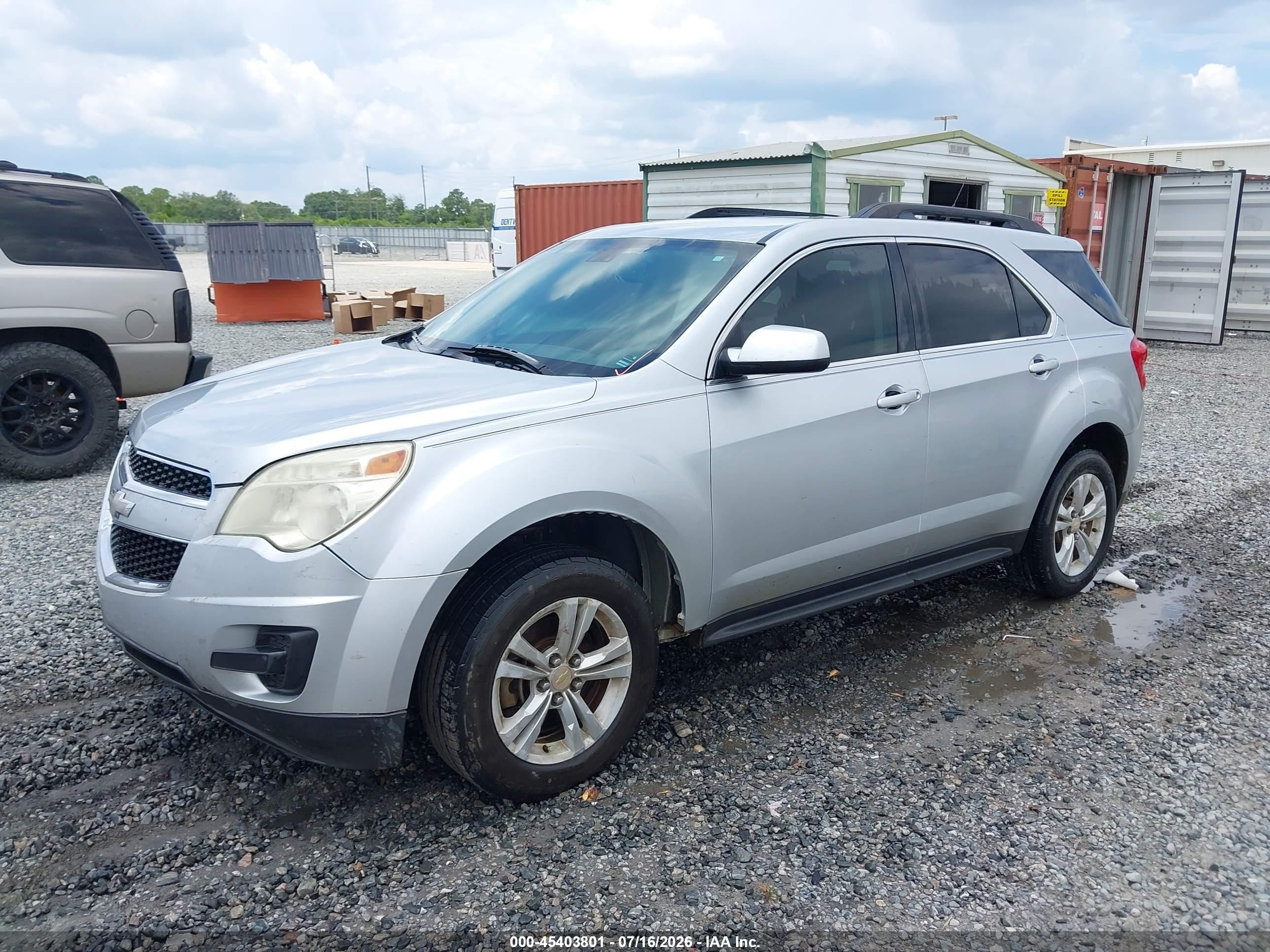 2011 Chevrolet Equinox 1lt Silver vin: 2GNALDECXB1149424