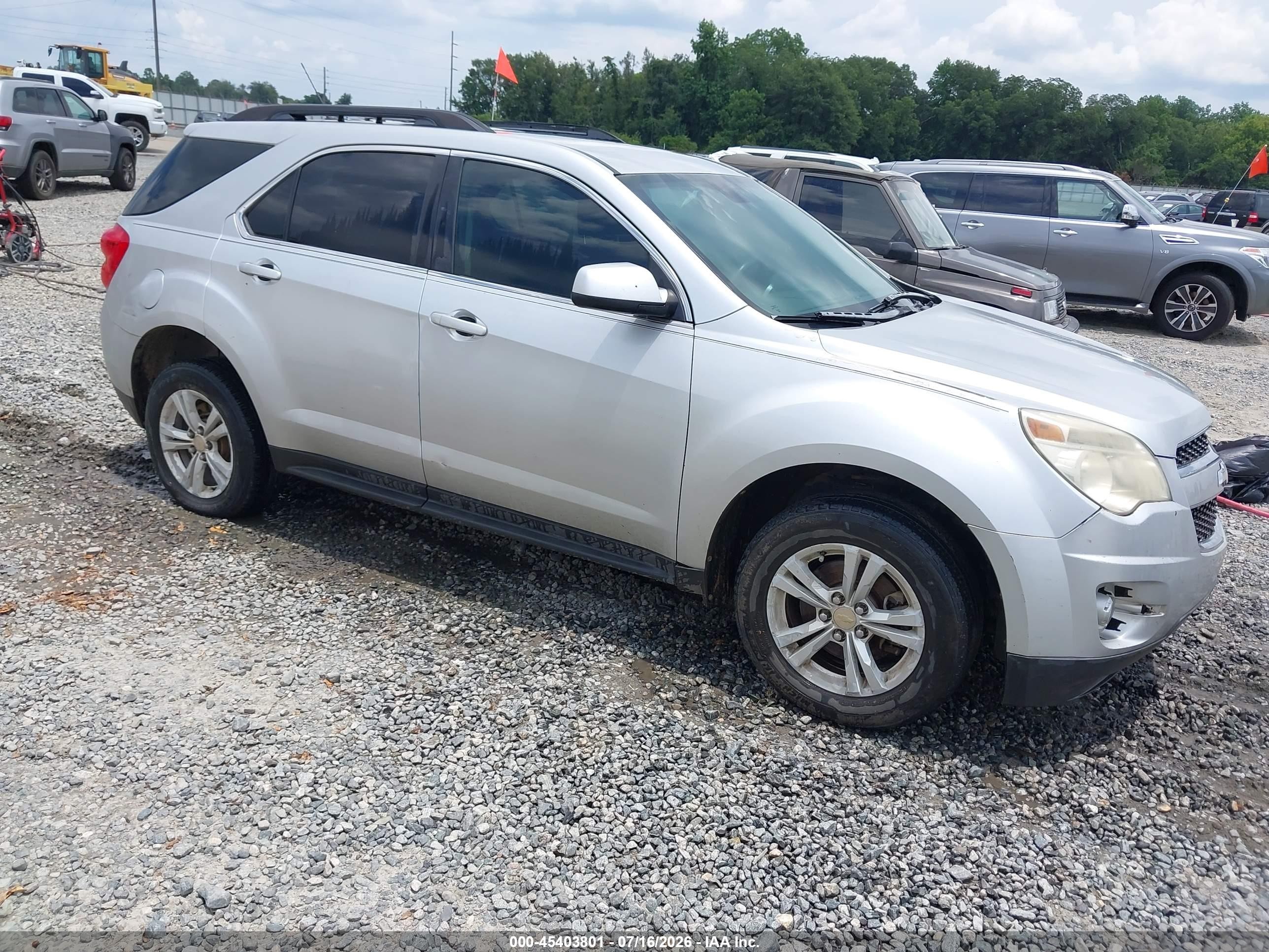 2011 Chevrolet Equinox 1lt Silver vin: 2GNALDECXB1149424