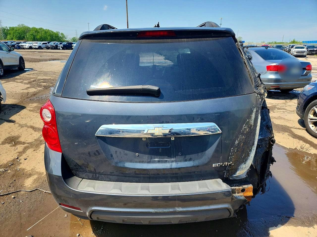 2011 Chevrolet Equinox Lt Gray vin: 2GNALDECXB1259891
