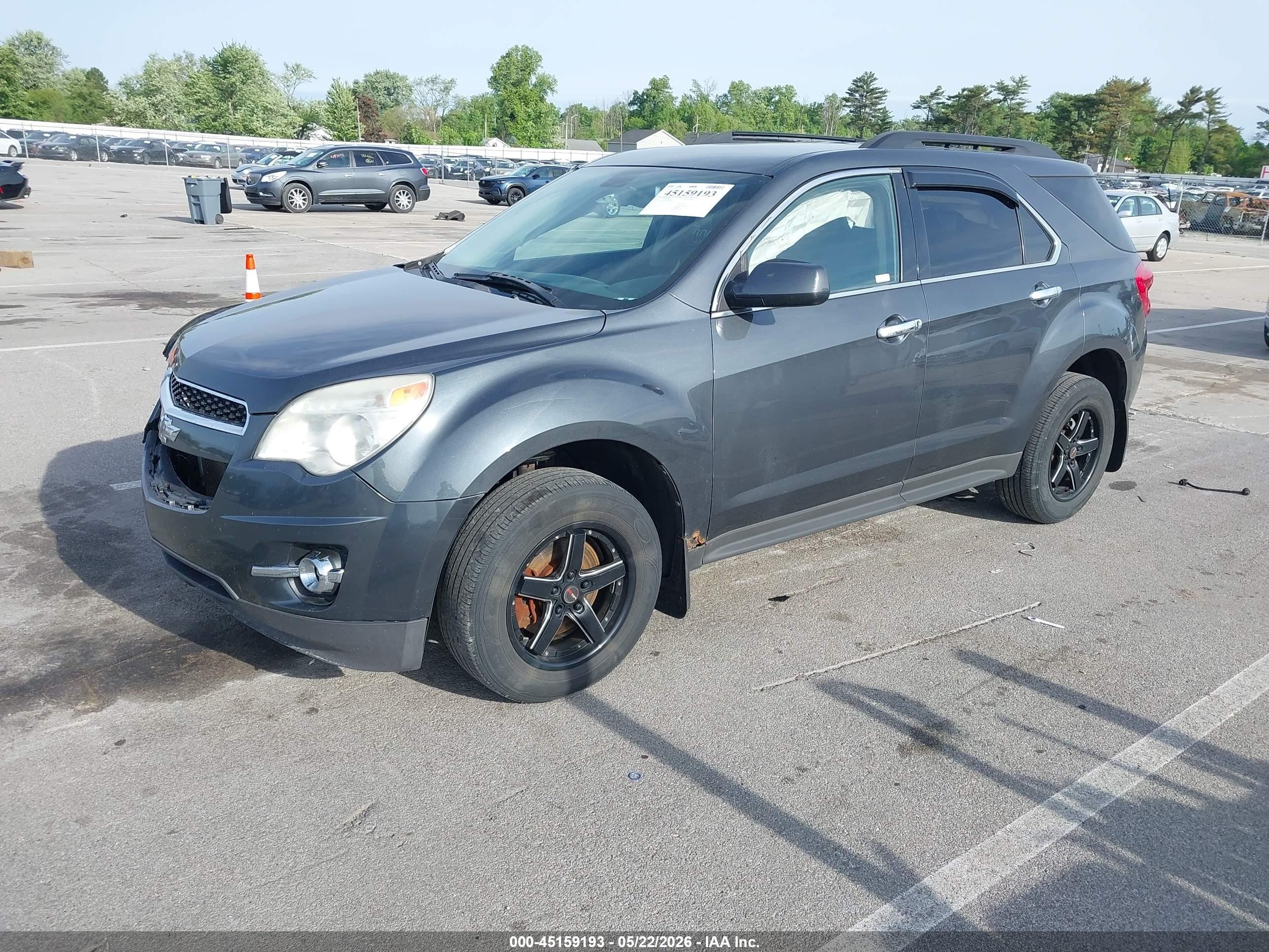 2011 Chevrolet Equinox 1lt Серый vin: 2GNALDECXB1283043