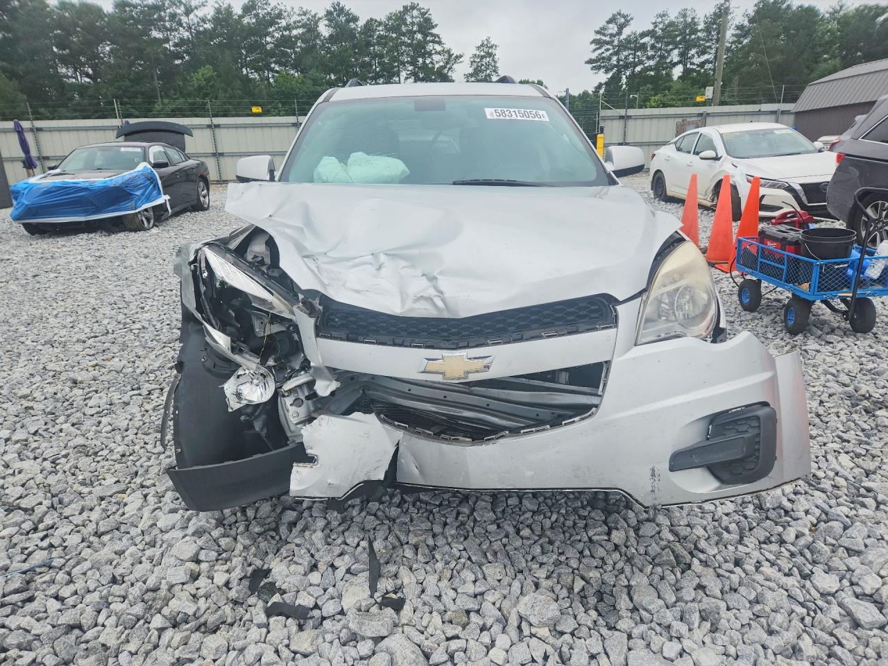 2011 Chevrolet Equinox Lt Silver vin: 2GNALDECXB1304280