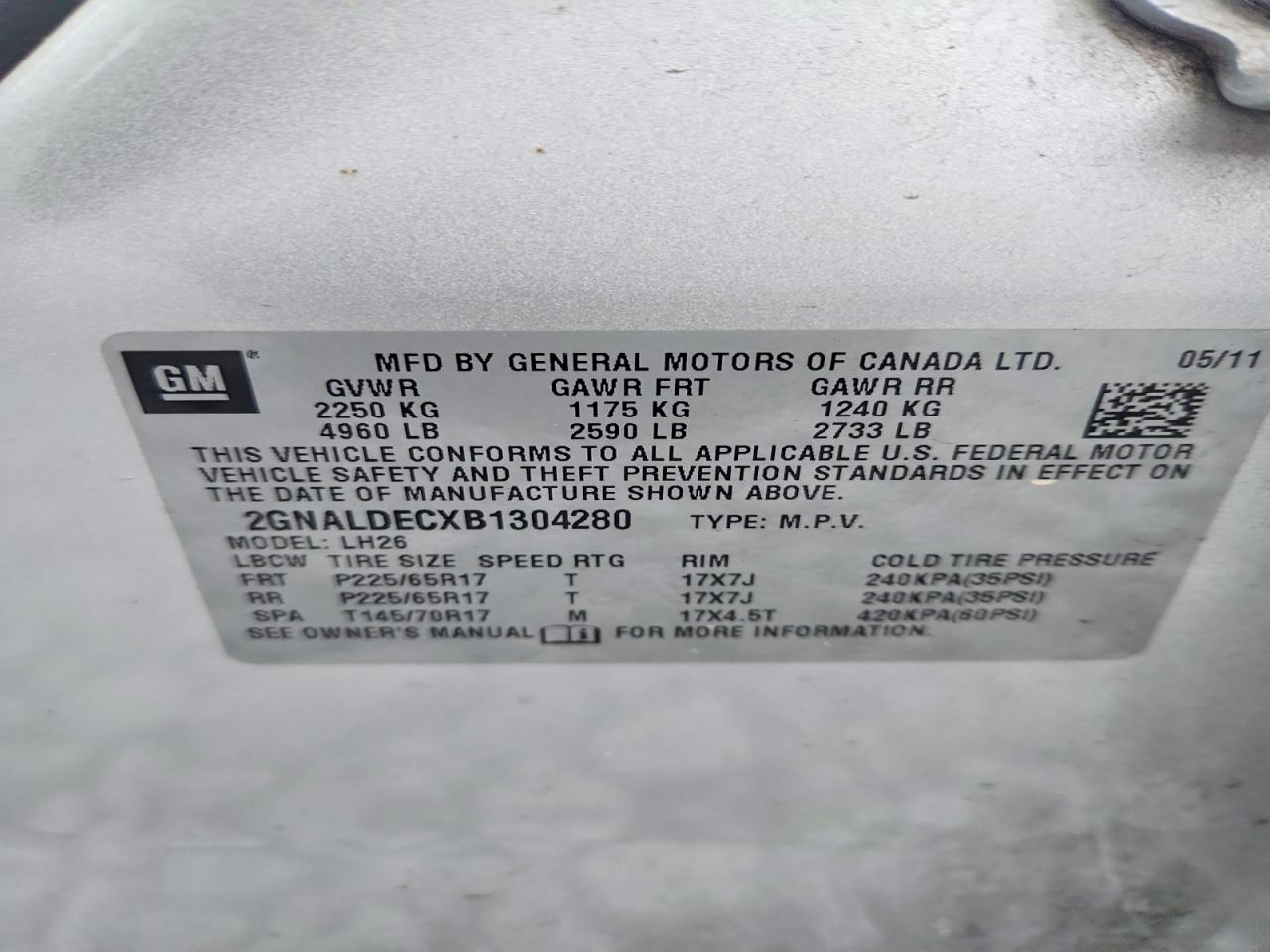 2011 Chevrolet Equinox Lt Silver vin: 2GNALDECXB1304280