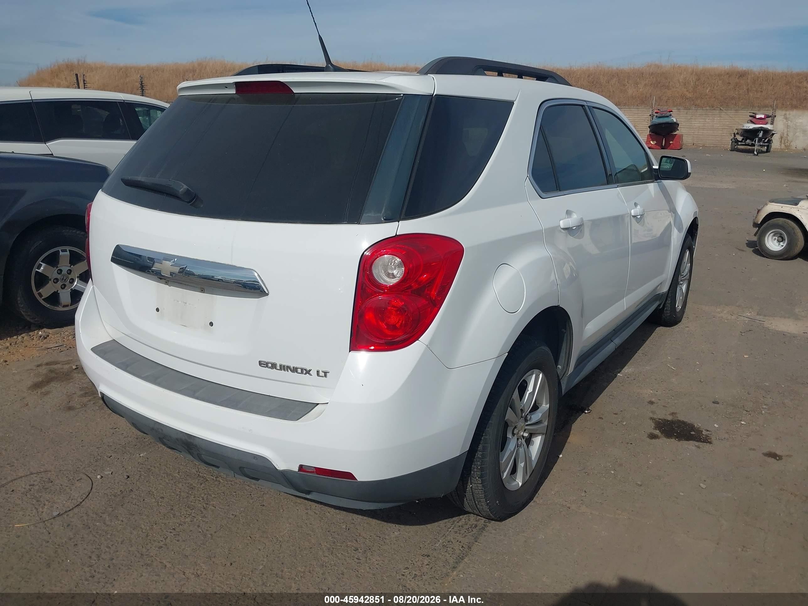2011 Chevrolet Equinox Lt W/1lt Белый vin: 2GNALDECXB1335898