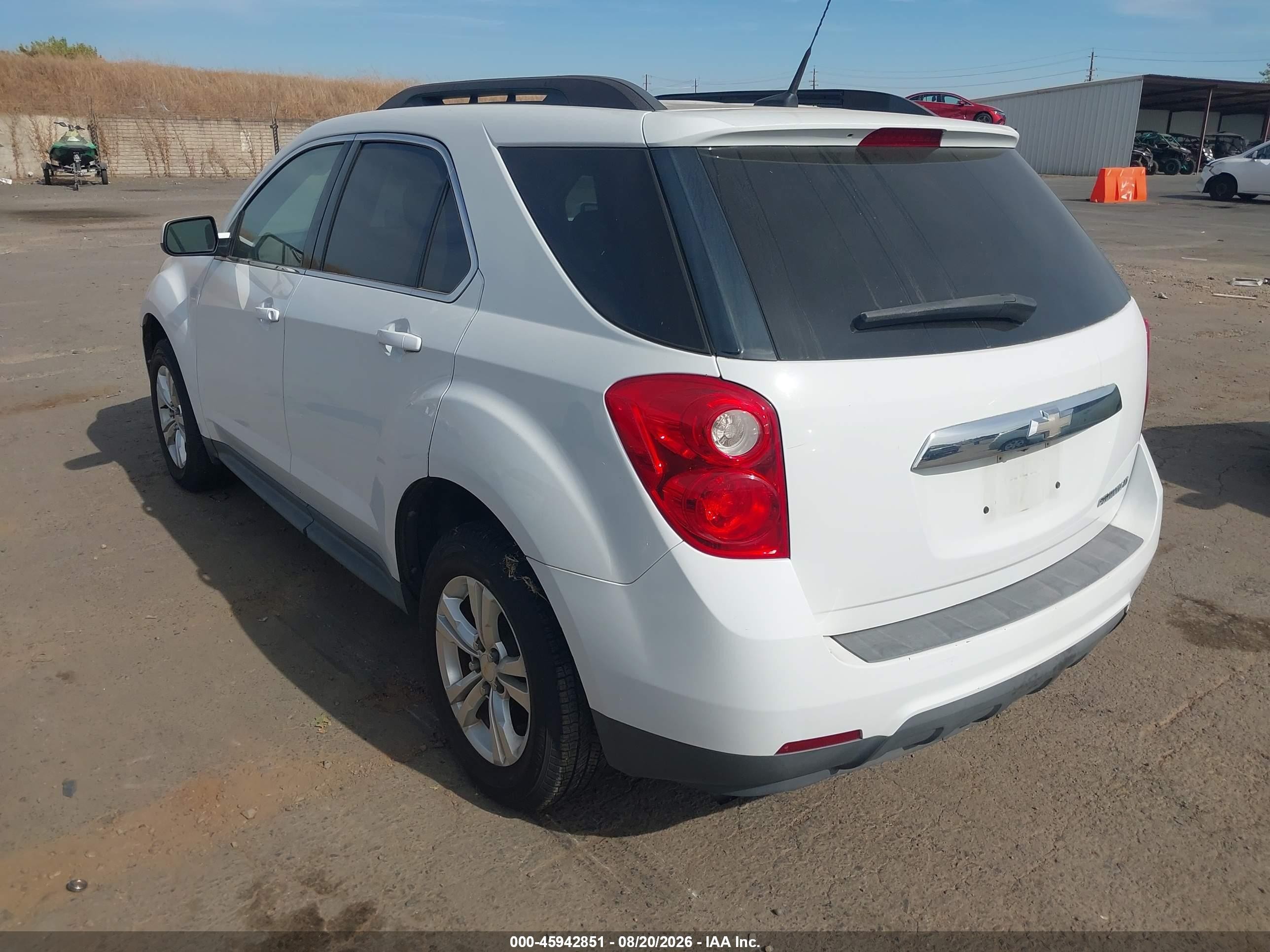 2011 Chevrolet Equinox Lt W/1lt Белый vin: 2GNALDECXB1335898