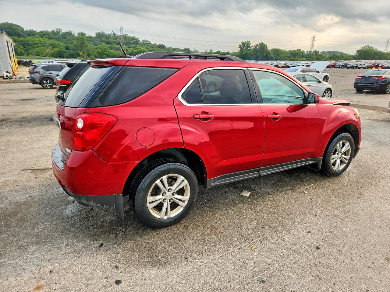 2012 Chevrolet Equinox Lt Red vin: 2GNALDEK0C1245376